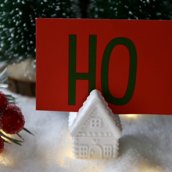Silikon - Gießform - Mini Lebkuchenhaus - Lebkuchenhäuschen - Fotohalter - Winter / Weihnachten – Bild 16