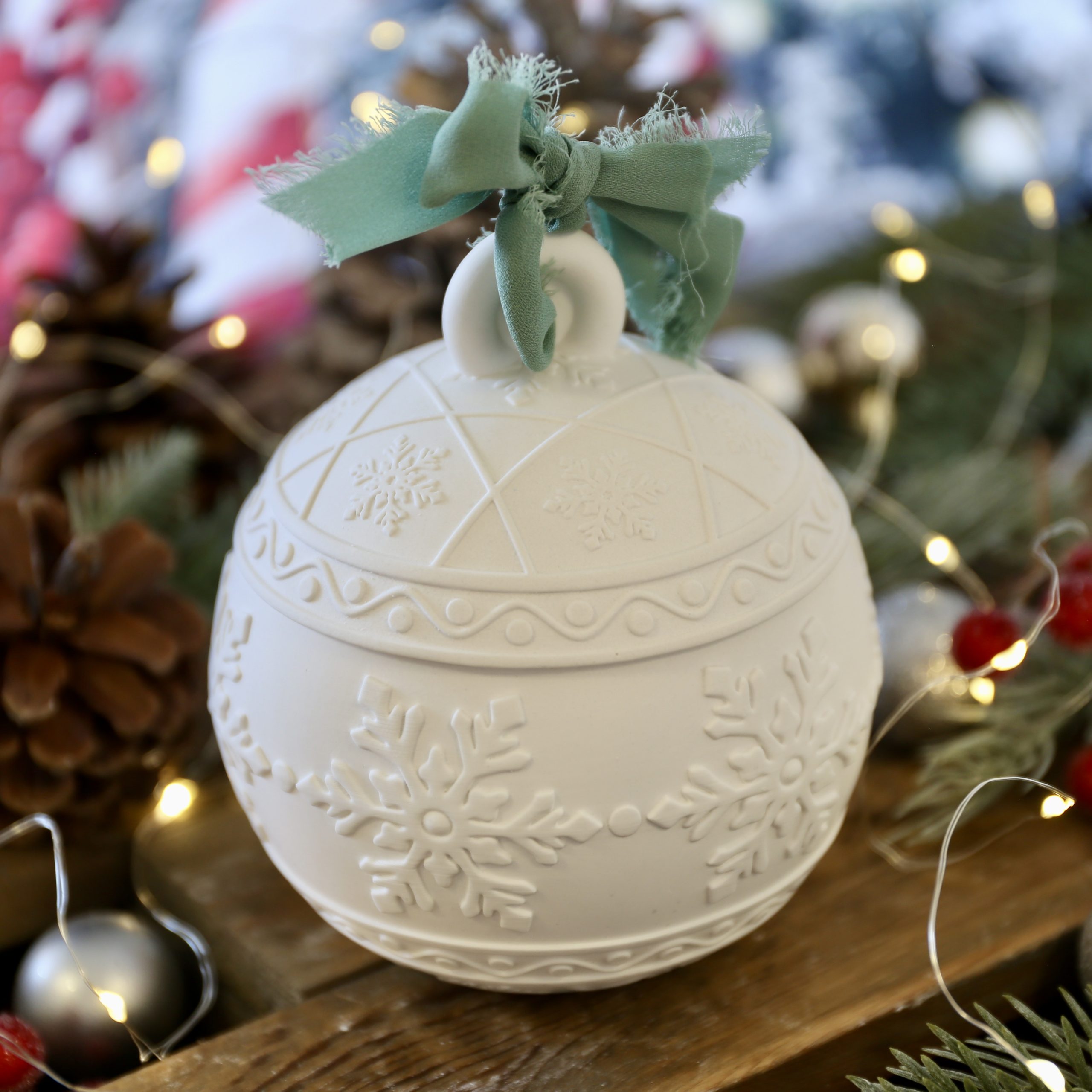 Silikon - Gießform - Wunderschöne Christbaumkugeln - Dose mit Deckel - Kerzengefäß - 6,8oz - mit Manschette - wähle aus 2 Varianten - offizieller Partner von Boowan Nicole – Bild 7