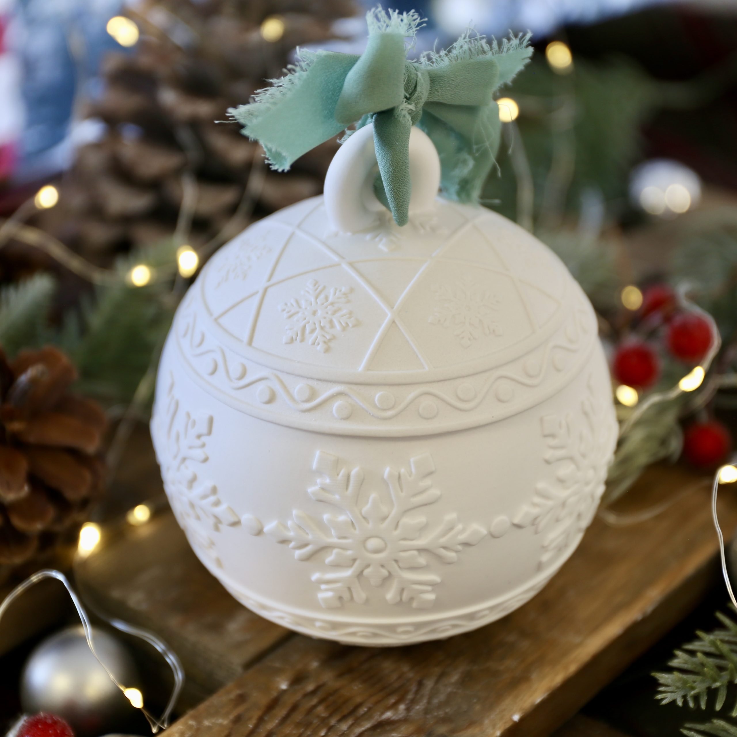 Silikon - Gießform - Wunderschöne Christbaumkugeln - Dose mit Deckel - Kerzengefäß - 6,8oz - mit Manschette - wähle aus 2 Varianten - offizieller Partner von Boowan Nicole – Bild 8