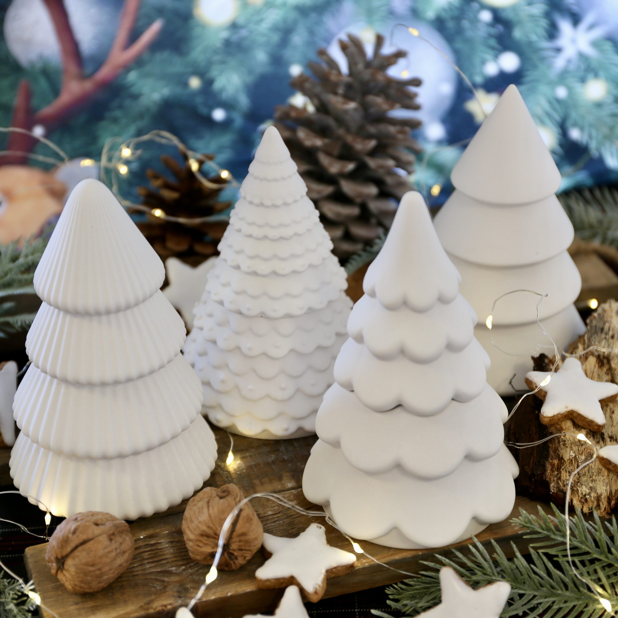 Silikon - Gießform - Besondere Tannenbäume - Dose - Kerzengefäß - 7oz - wähle aus 4 Varianten - offizieller Partner von Boowan Nicole – Bild 2