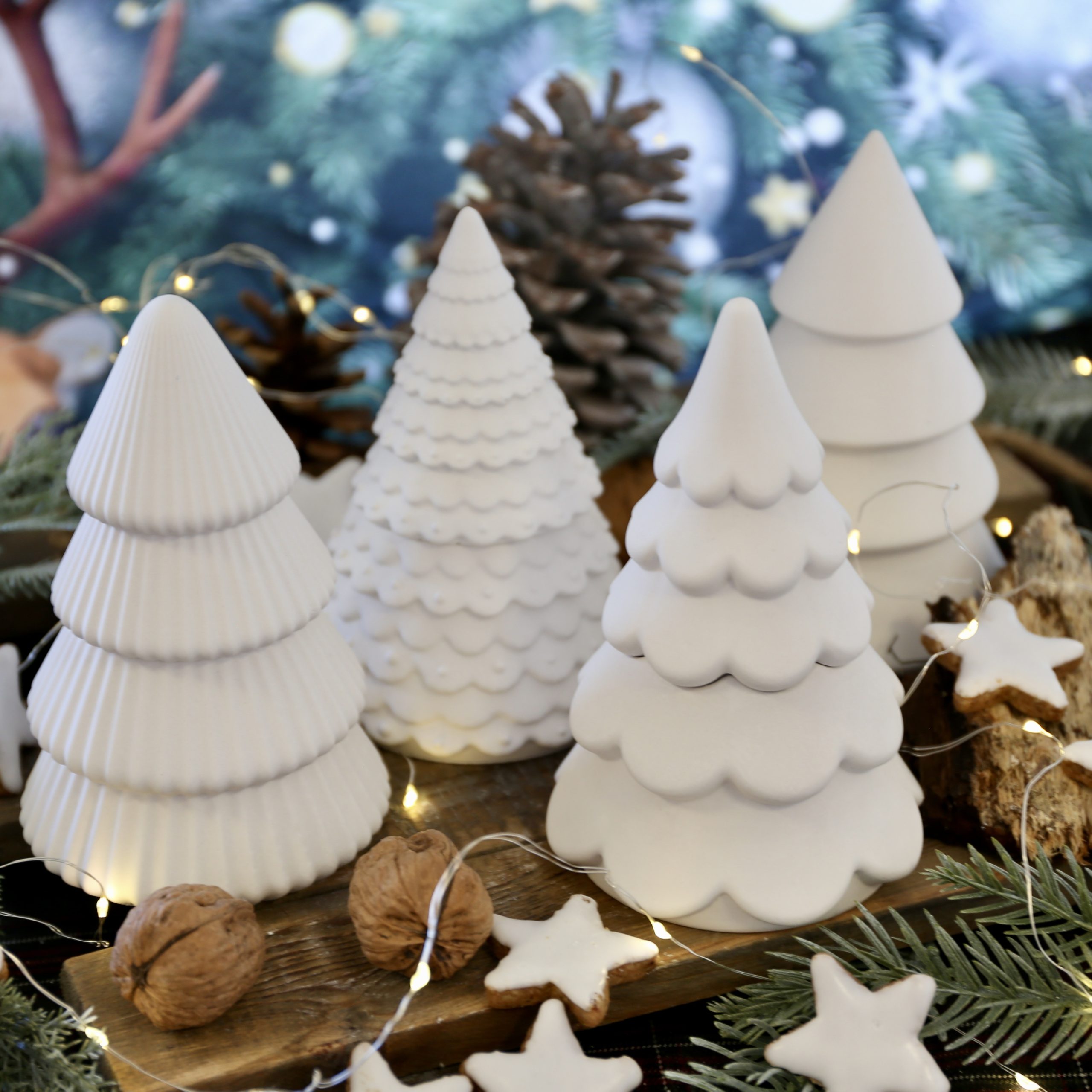 Silikon - Gießform - Besondere Tannenbäume - Dose - Kerzengefäß - 7oz - wähle aus 4 Varianten - offizieller Partner von Boowan Nicole – Bild 3