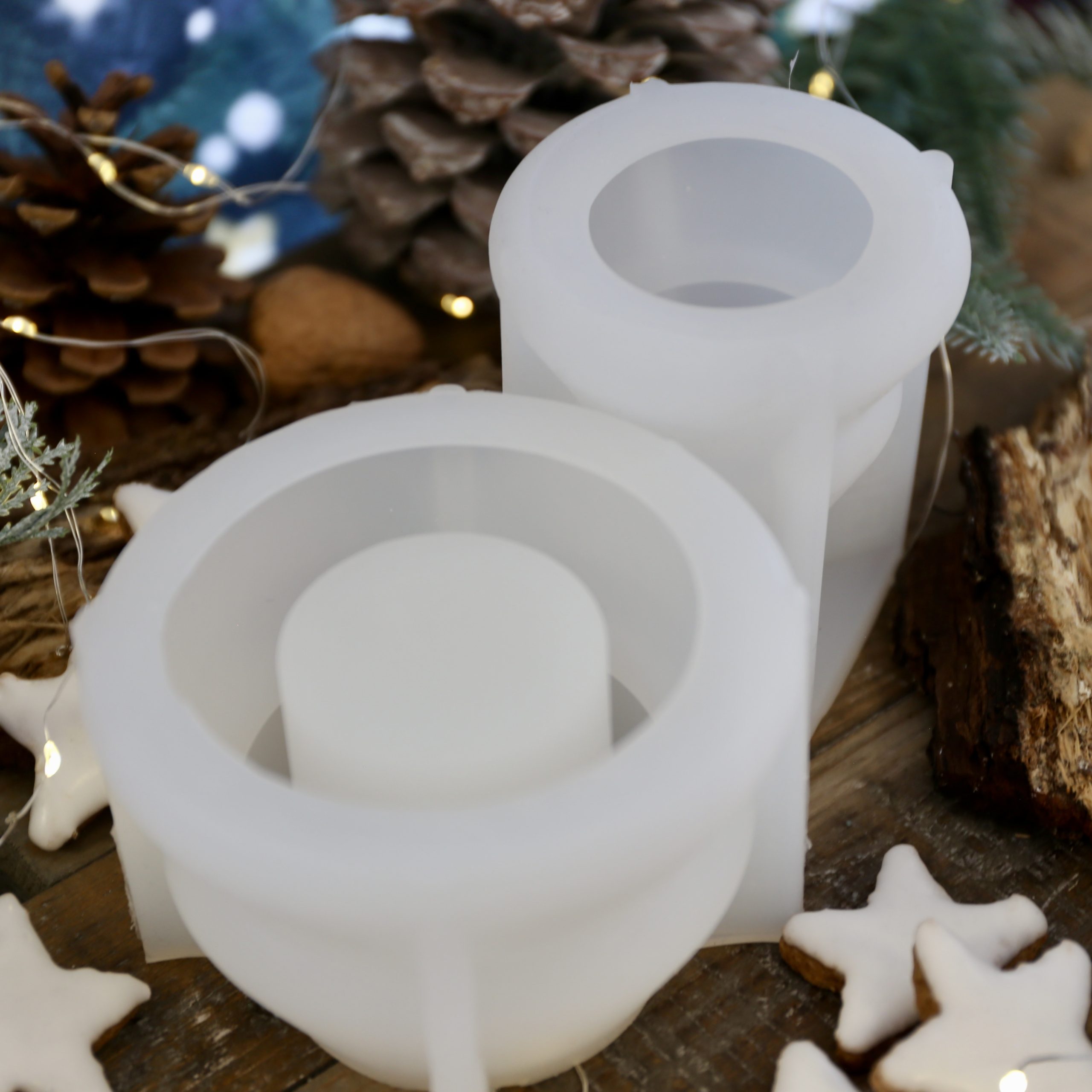 Silikon - Gießform - Besondere Tannenbäume - Dose - Kerzengefäß - 7oz - wähle aus 4 Varianten - offizieller Partner von Boowan Nicole – Bild 12