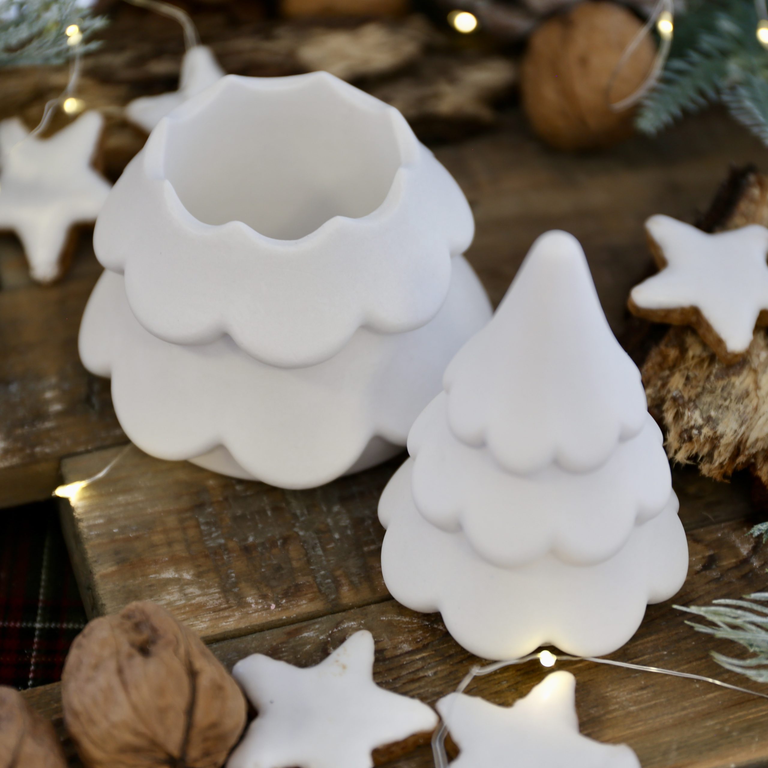 Silikon - Gießform - Besondere Tannenbäume - Dose - Kerzengefäß - 7oz - wähle aus 4 Varianten - offizieller Partner von Boowan Nicole – Bild 17