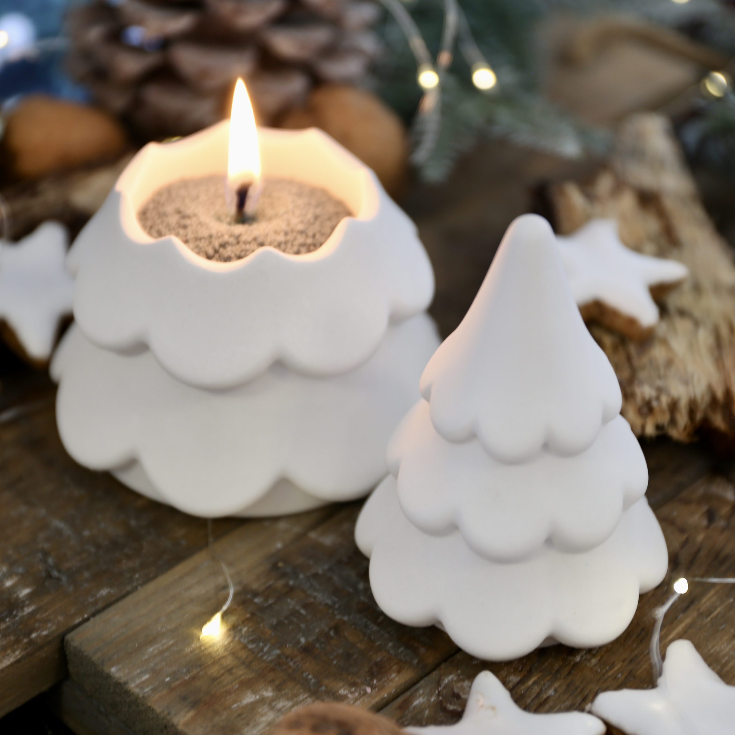 Silikon - Gießform - Besondere Tannenbäume - Dose - Kerzengefäß - 7oz - wähle aus 4 Varianten - offizieller Partner von Boowan Nicole – Bild 18