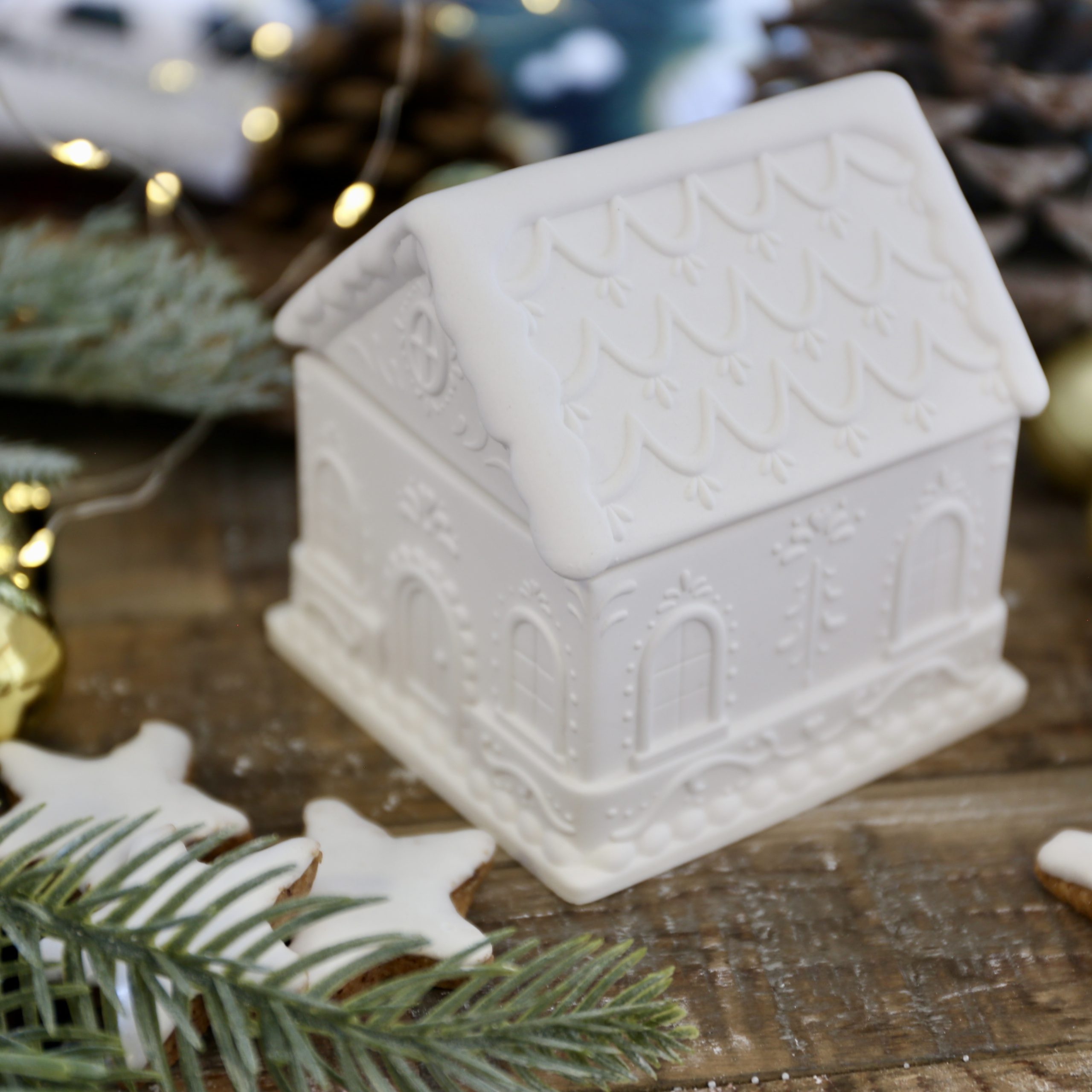 Silikon - Gießform - Lebkuchenhäuser - Dose - Kerzengefäß - 3oz / 7oz / 9oz - mit Manschette - offizieller Partner von Boowan Nicole – Bild 7