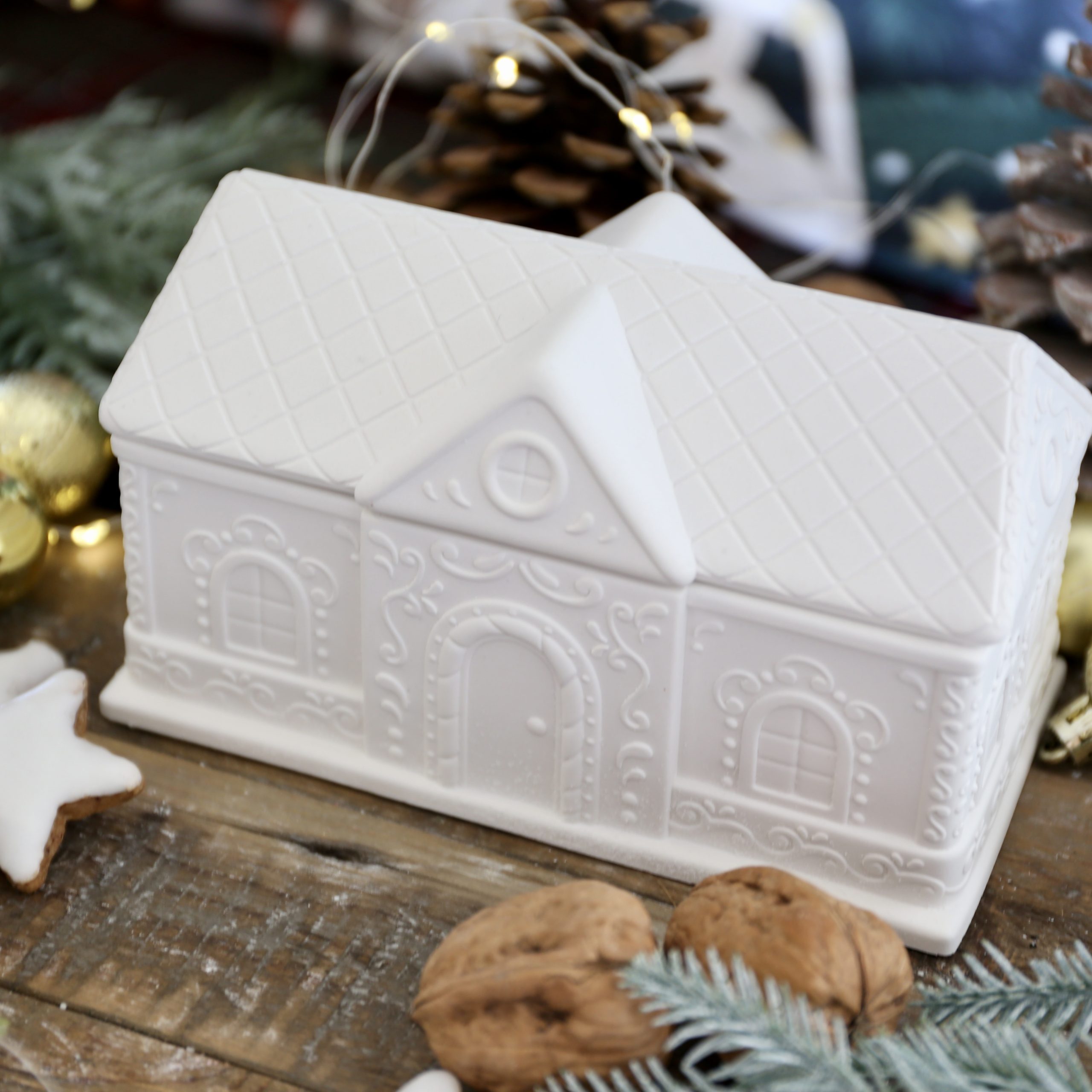 Silikon - Gießform - Lebkuchenhäuser - Dose - Kerzengefäß - 3oz / 7oz / 9oz - mit Manschette - offizieller Partner von Boowan Nicole – Bild 20