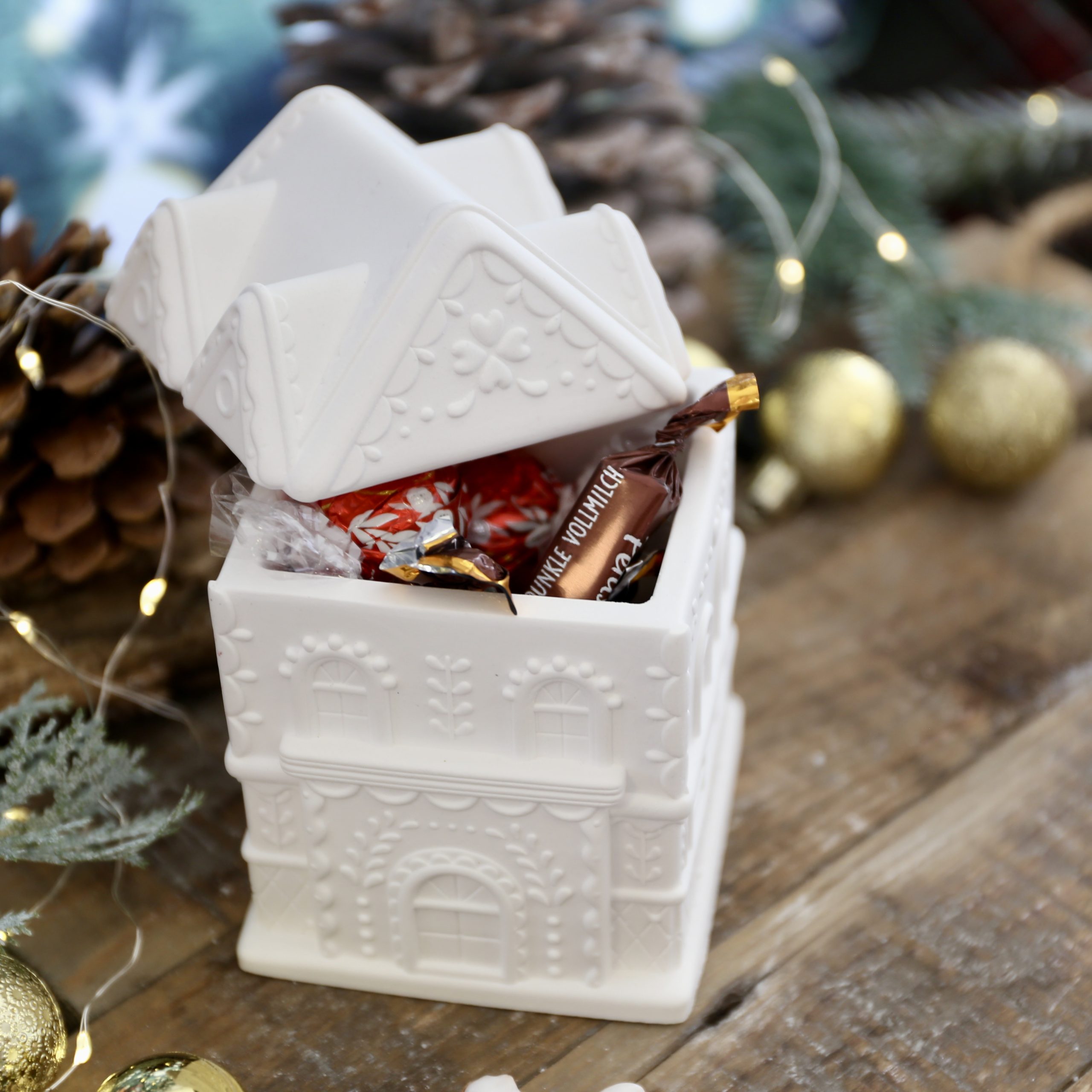 Silikon - Gießform - Lebkuchenhäuser - Dose - Kerzengefäß - 3oz / 7oz / 9oz - mit Manschette - offizieller Partner von Boowan Nicole – Bild 16