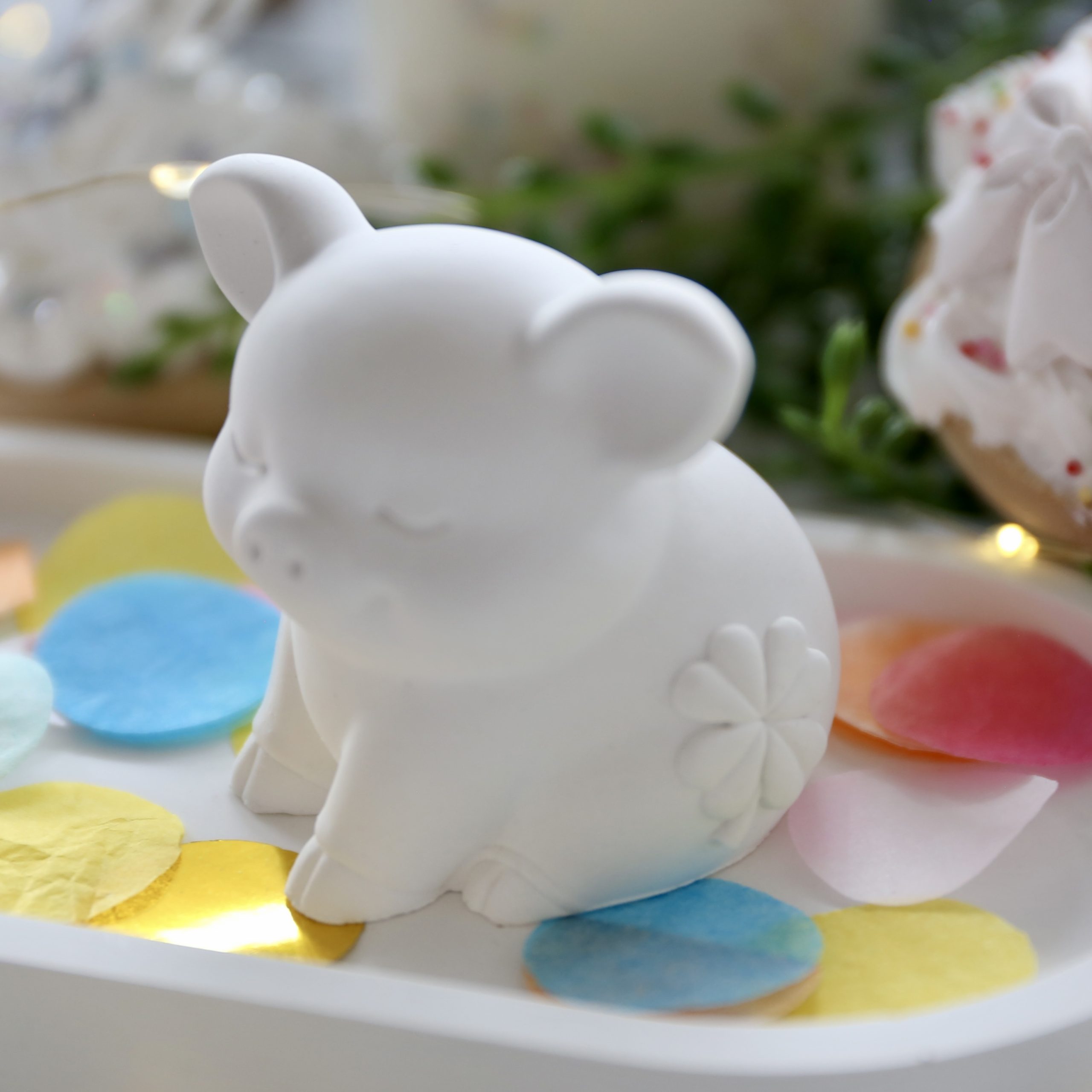 Silikon - Gießform - Kleine Glücksschweinchen - wähle aus 2 Varianten – Bild 4