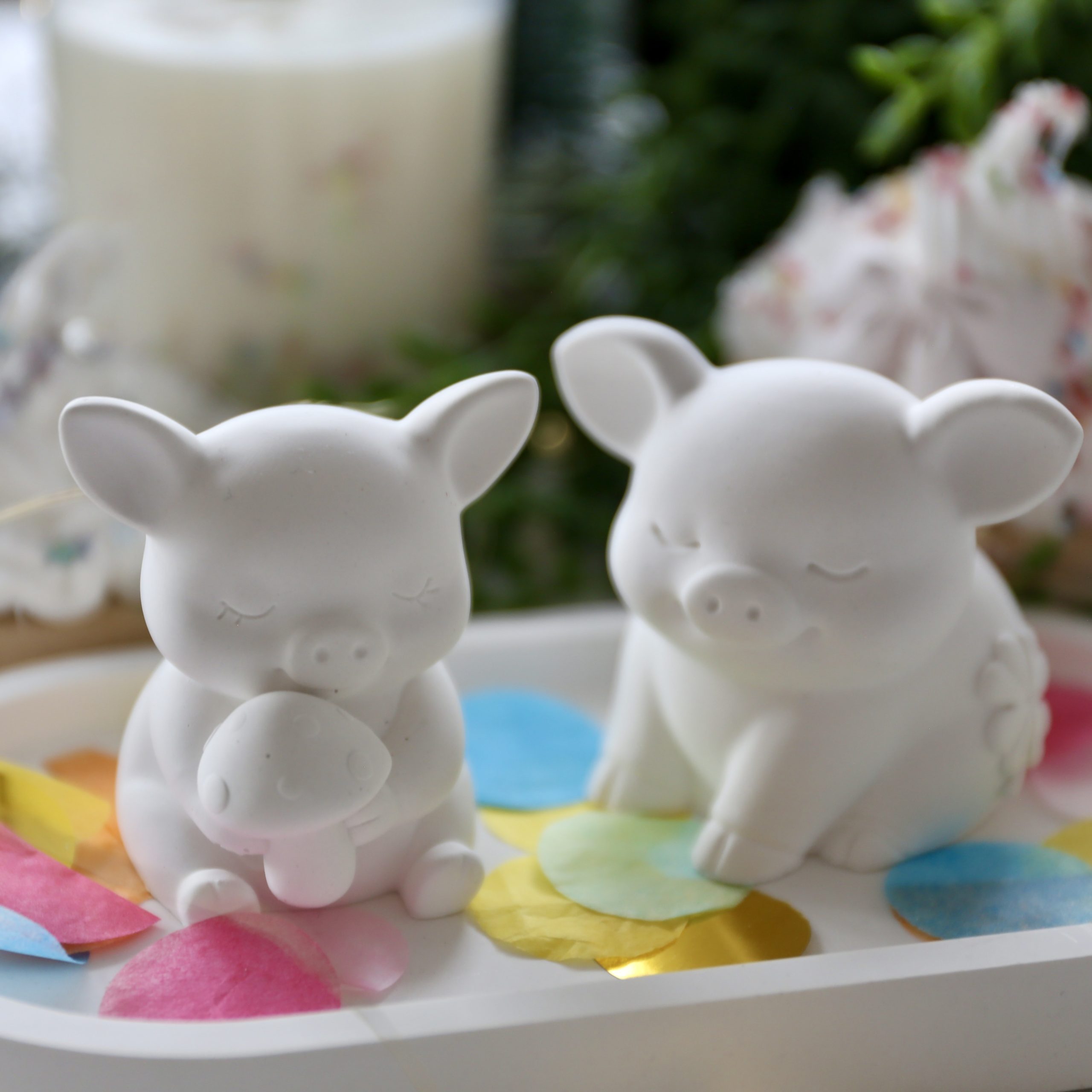 Silikon - Gießform - Kleine Glücksschweinchen - wähle aus 2 Varianten – Bild 9