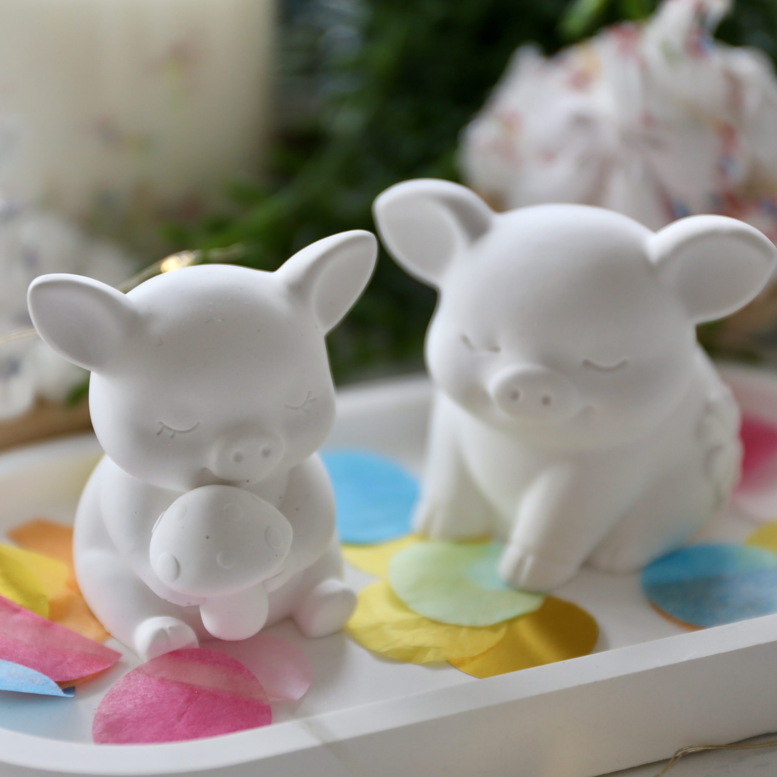 Silikon - Gießform - Kleine Glücksschweinchen - wähle aus 2 Varianten – Bild 10