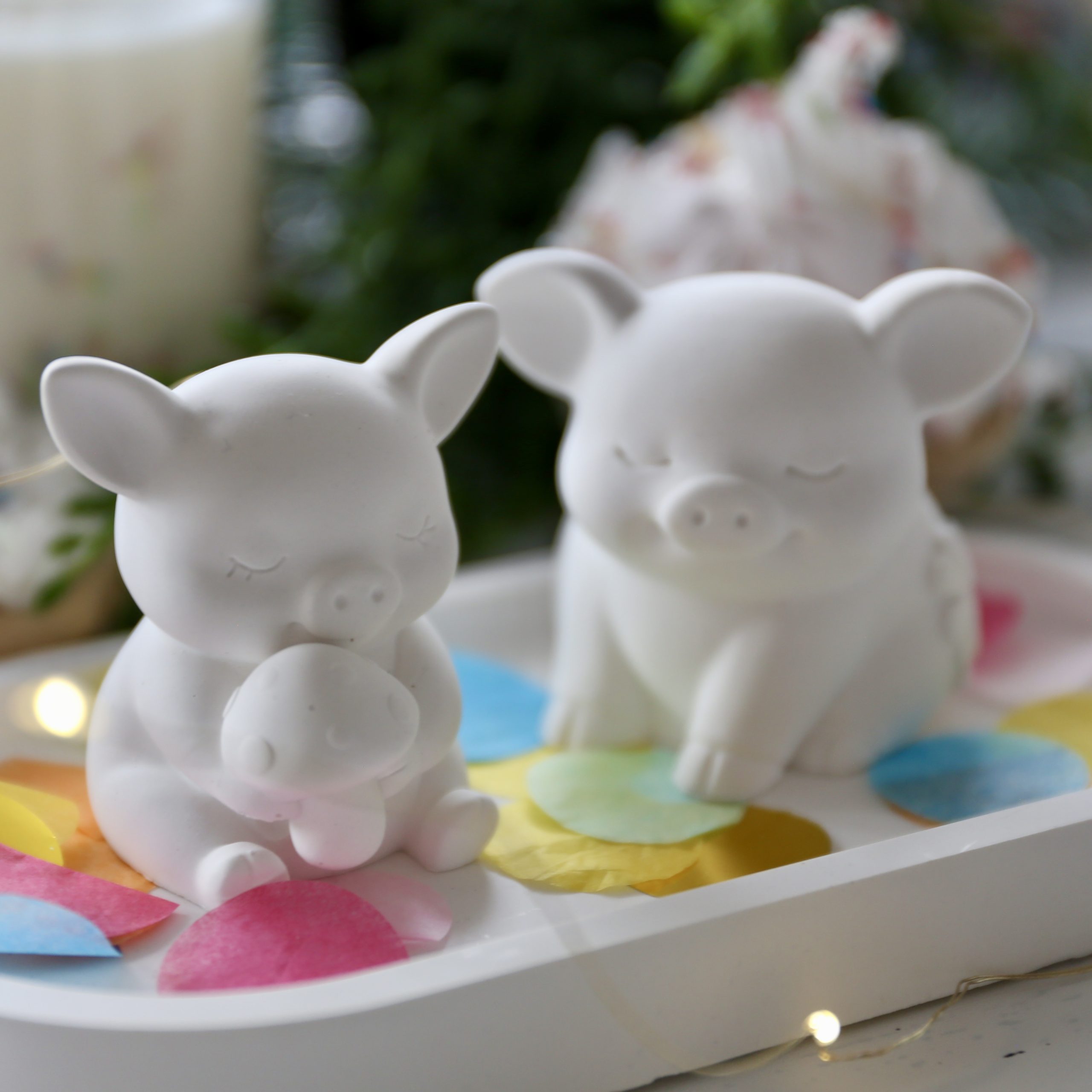 Silikon - Gießform - Kleine Glücksschweinchen - wähle aus 2 Varianten – Bild 11