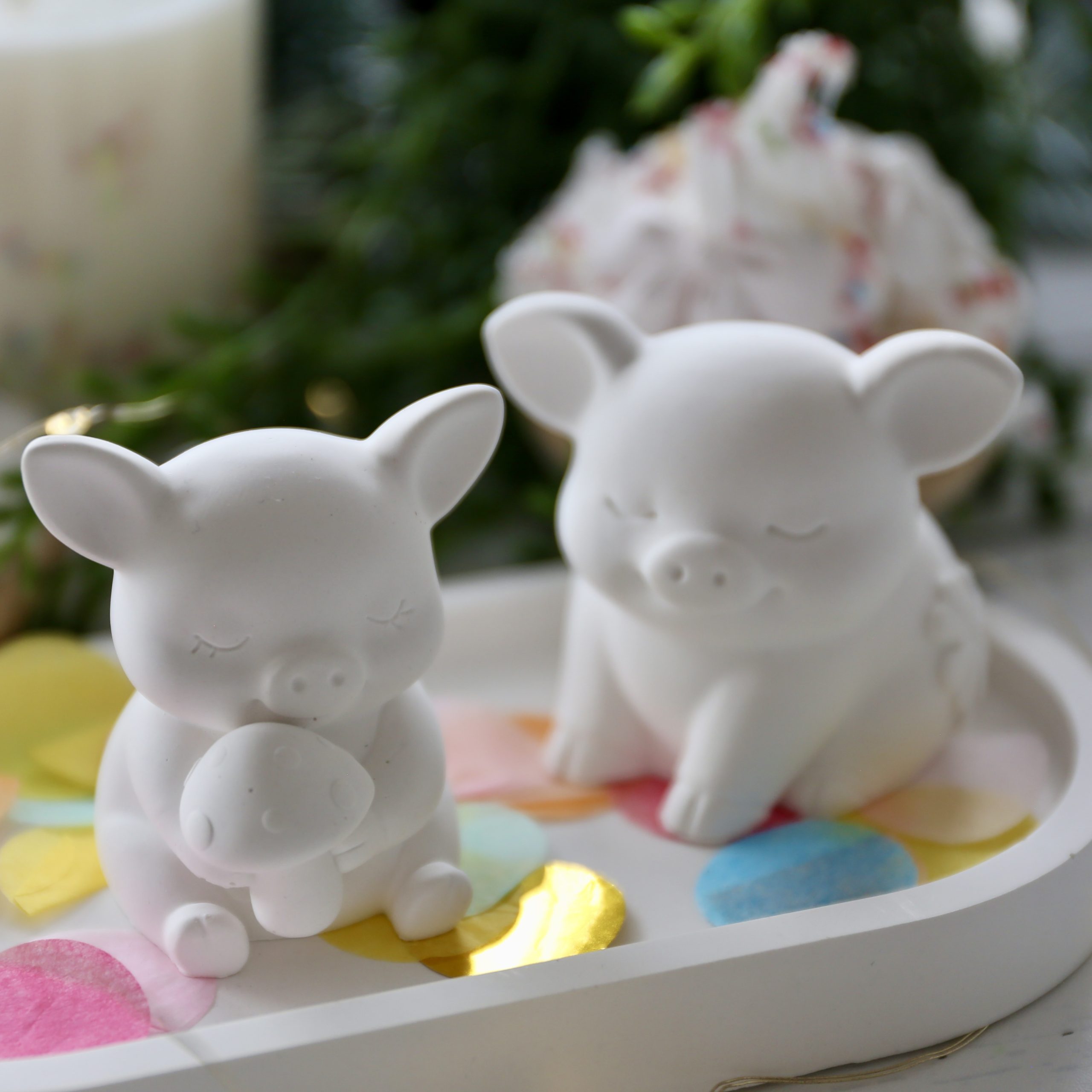 Silikon - Gießform - Kleine Glücksschweinchen - wähle aus 2 Varianten – Bild 19