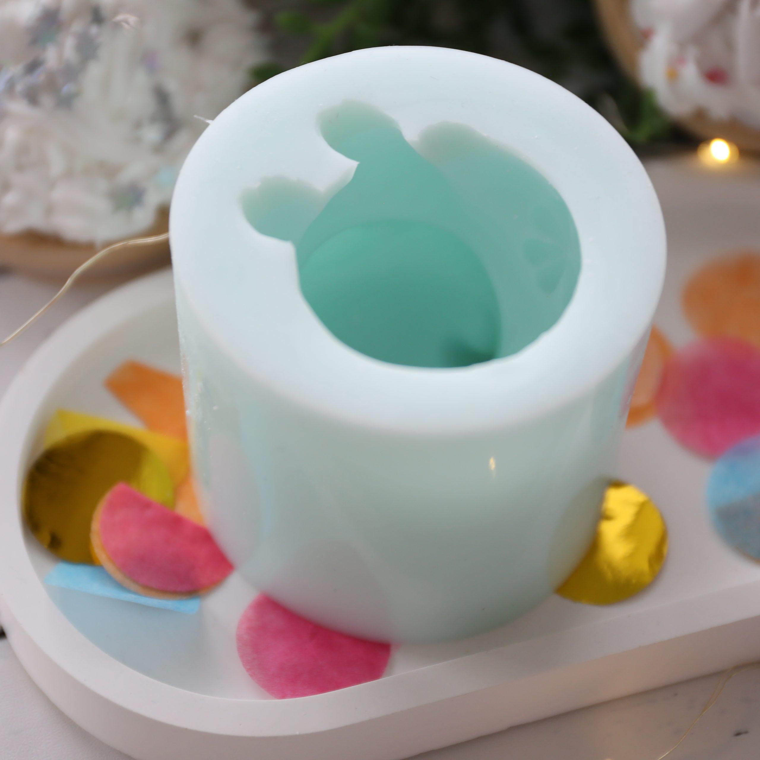 Silikon - Gießform - Kleine Glücksschweinchen - wähle aus 2 Varianten – Bild 21