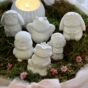 Silikon - Gießform - Mini Gartenfreunde - 5 Varianten