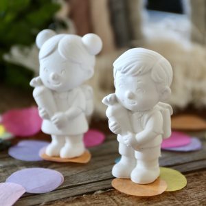 Silikon - Gießform - Mini - Schulkinder - Einschulung - Erster Schultag - Schultüte - Schulranzen - Zuckertüte - 2 Varianten