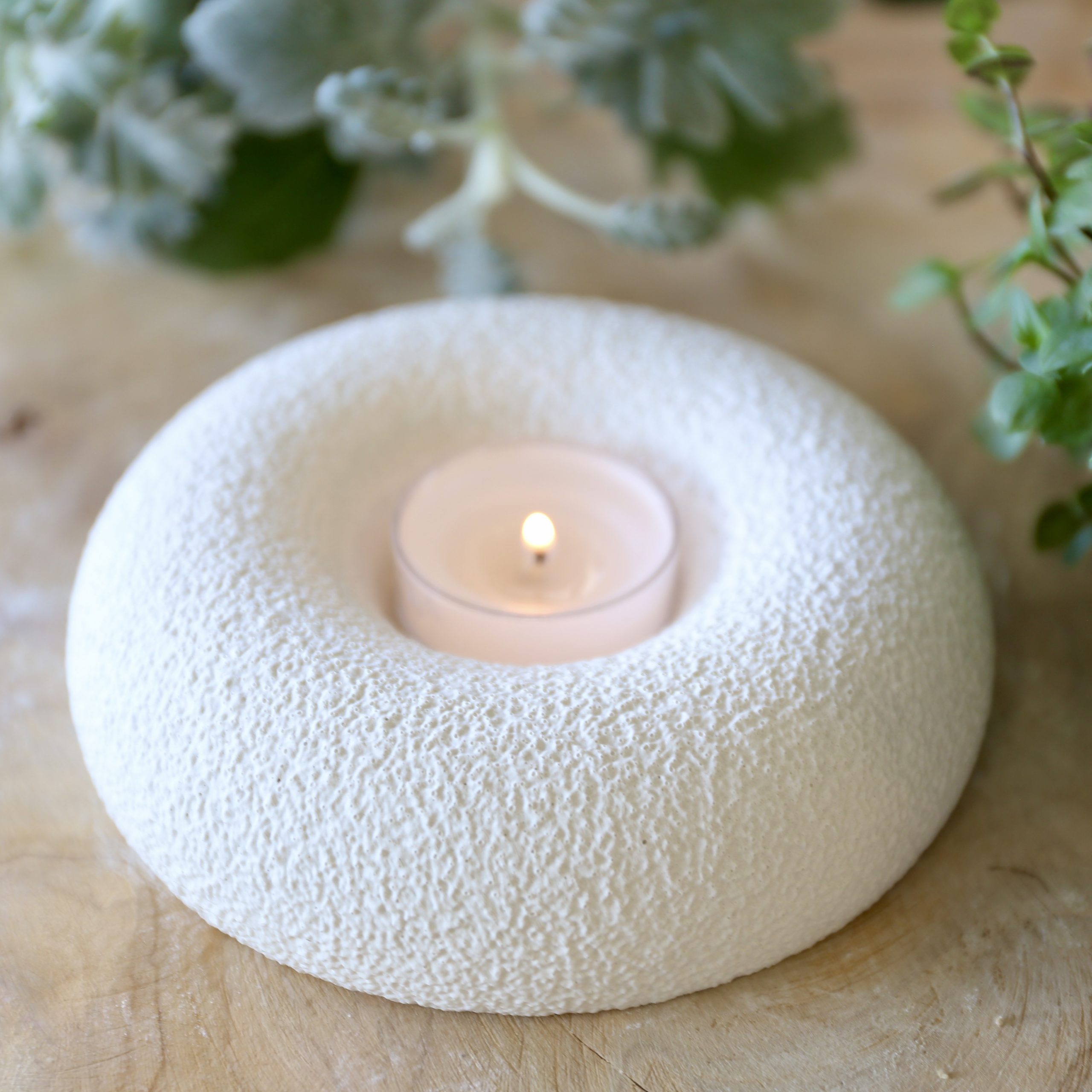 Silikon - Gießform - Kerzenteller - dicker Rand - 2 Varianten - für Stumpenkerze oder Teelicht – Bild 11