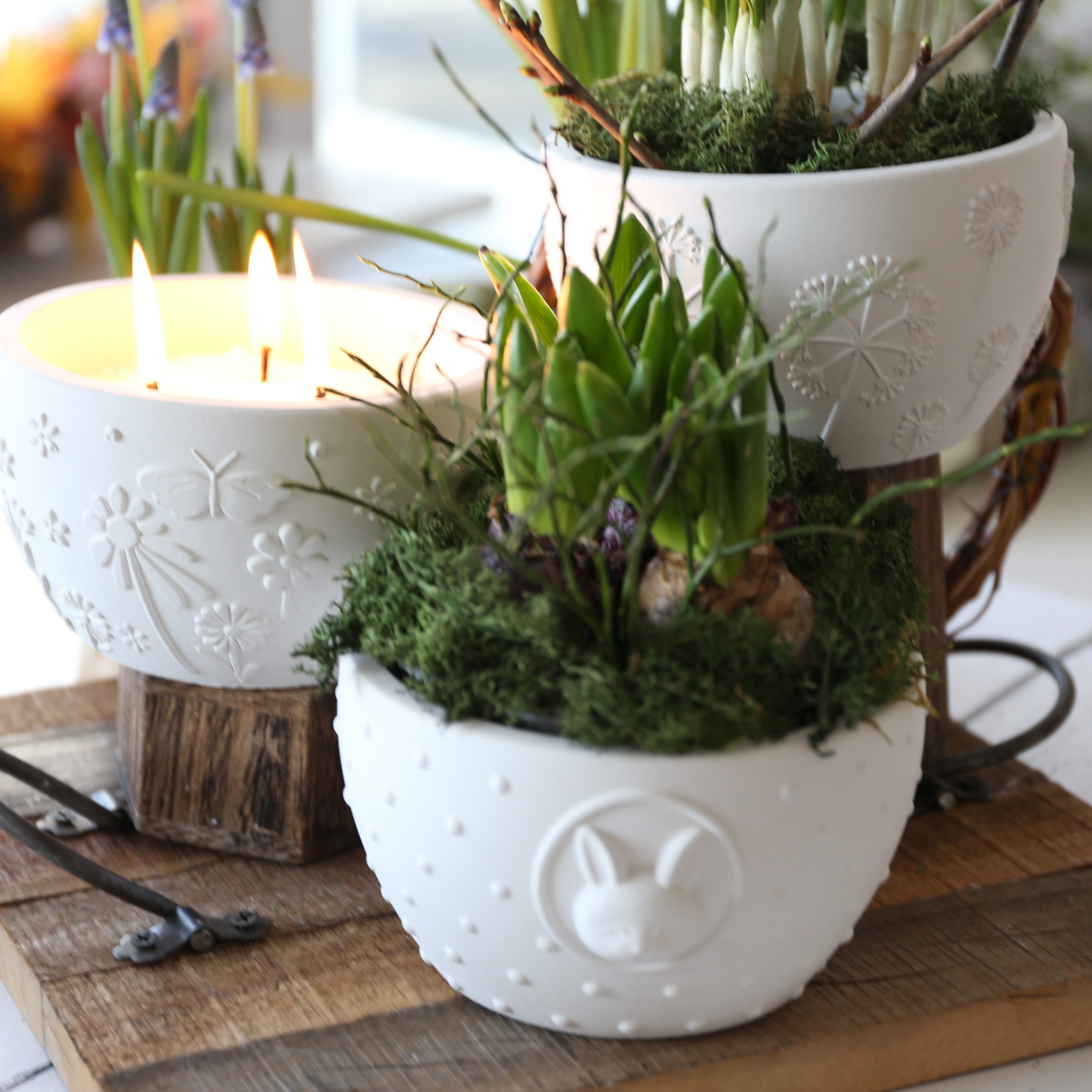 Silikon - Gießform - Dekoschale - Frühlingsdesigns - wähle aus 5 Motiven – Bild 54