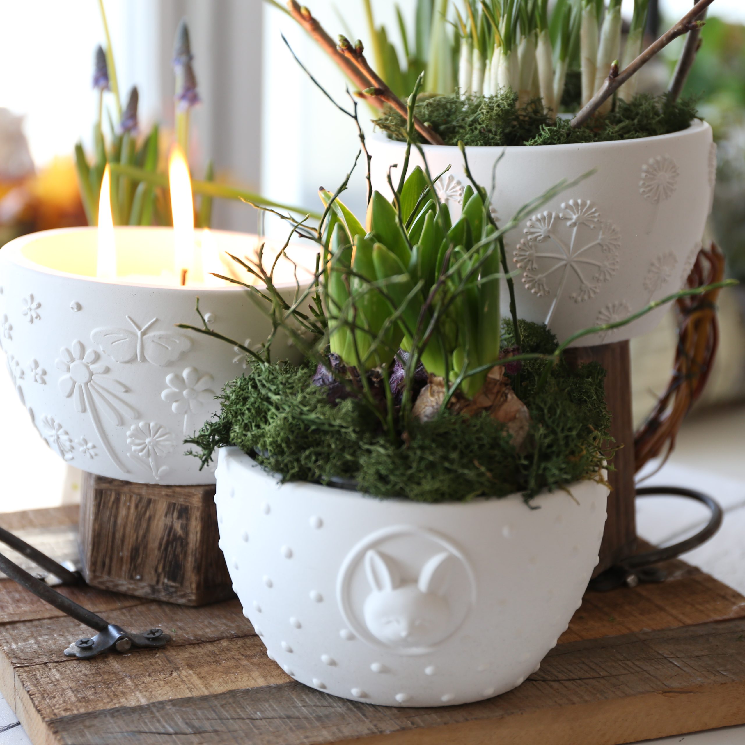 Silikon - Gießform - Dekoschale - Frühlingsdesigns - wähle aus 5 Motiven – Bild 57