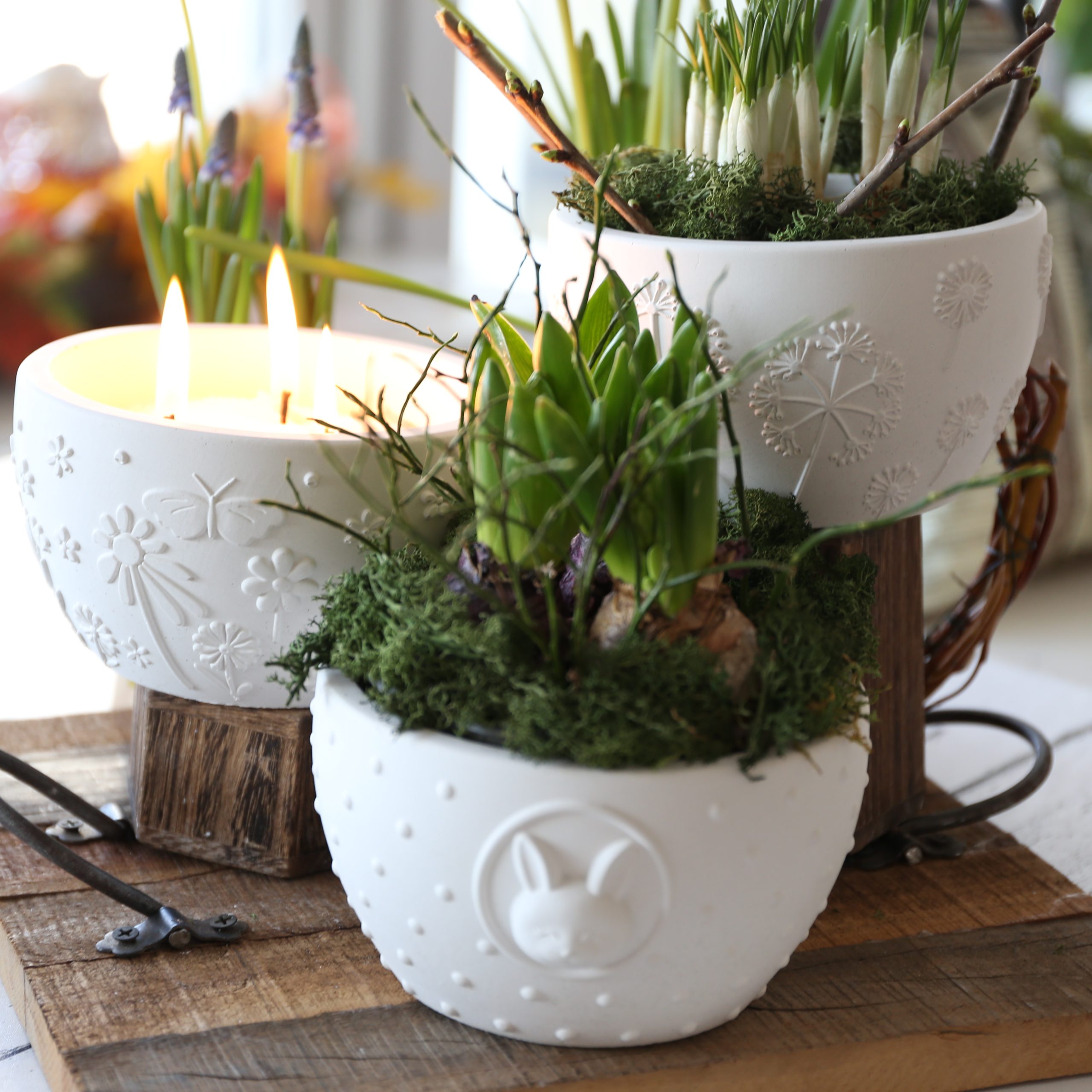 Silikon - Gießform - Dekoschale - Frühlingsdesigns - wähle aus 5 Motiven – Bild 58