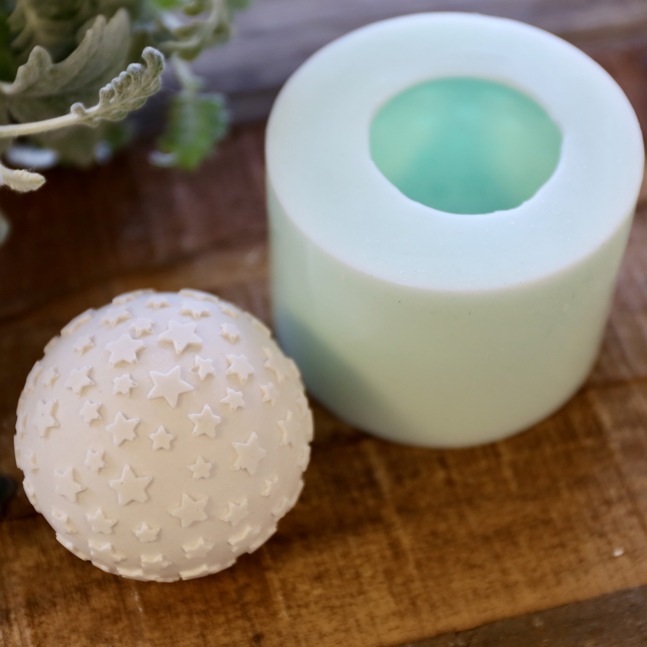 Silikon - Gießform - Sternenzauber - Dekokugel - Gartenstecker - wähle aus 3 Größen – Bild 3