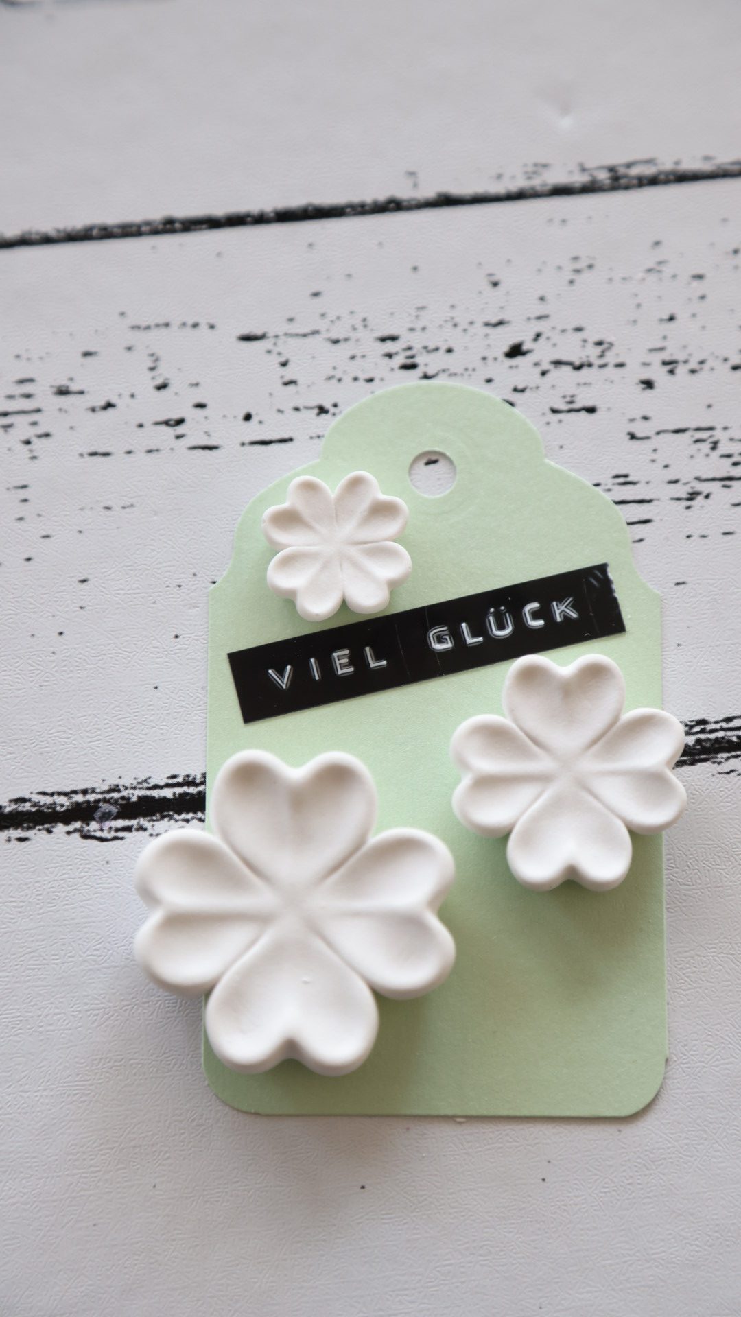 Silikon - Gießform - Mini - Vierblättrige Kleeblätter - Glückbringer - Multiform – Bild 3