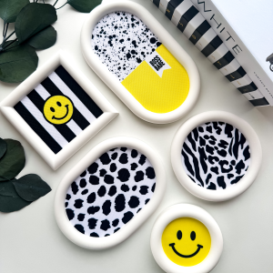 Silikon - Gießform - Chunky Curve Set oder einzeln - Teller und Tabletts - studio.martinchen - für Probierset Inlays