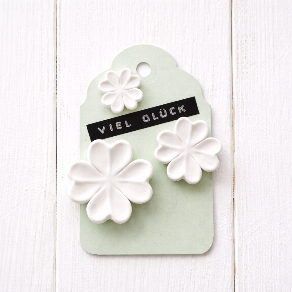 Silikon - Gießform - Mini - Vierblättrige Kleeblätter - Glückbringer - Multiform – Bild 14