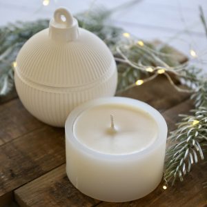 Silikon - Gießform - Kerzen-Refill für Besondere Christbaumkugeln - Kerzenglas - Kerzengefäß - 6,7oz - offizieller Partner von Boowan Nicole