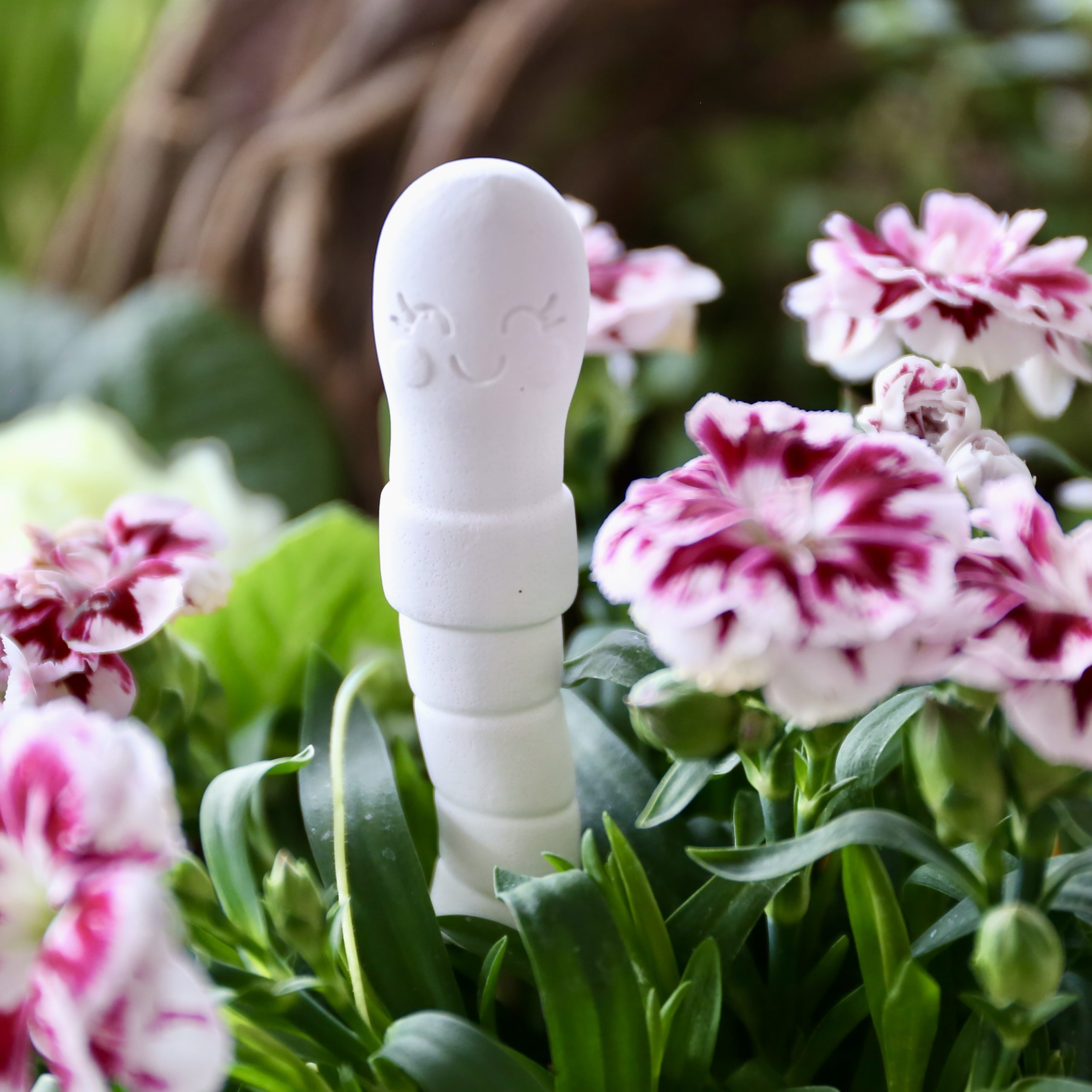 Silikon - Gießform - Süßer Regenwurm - Gartenstecker – Bild 11