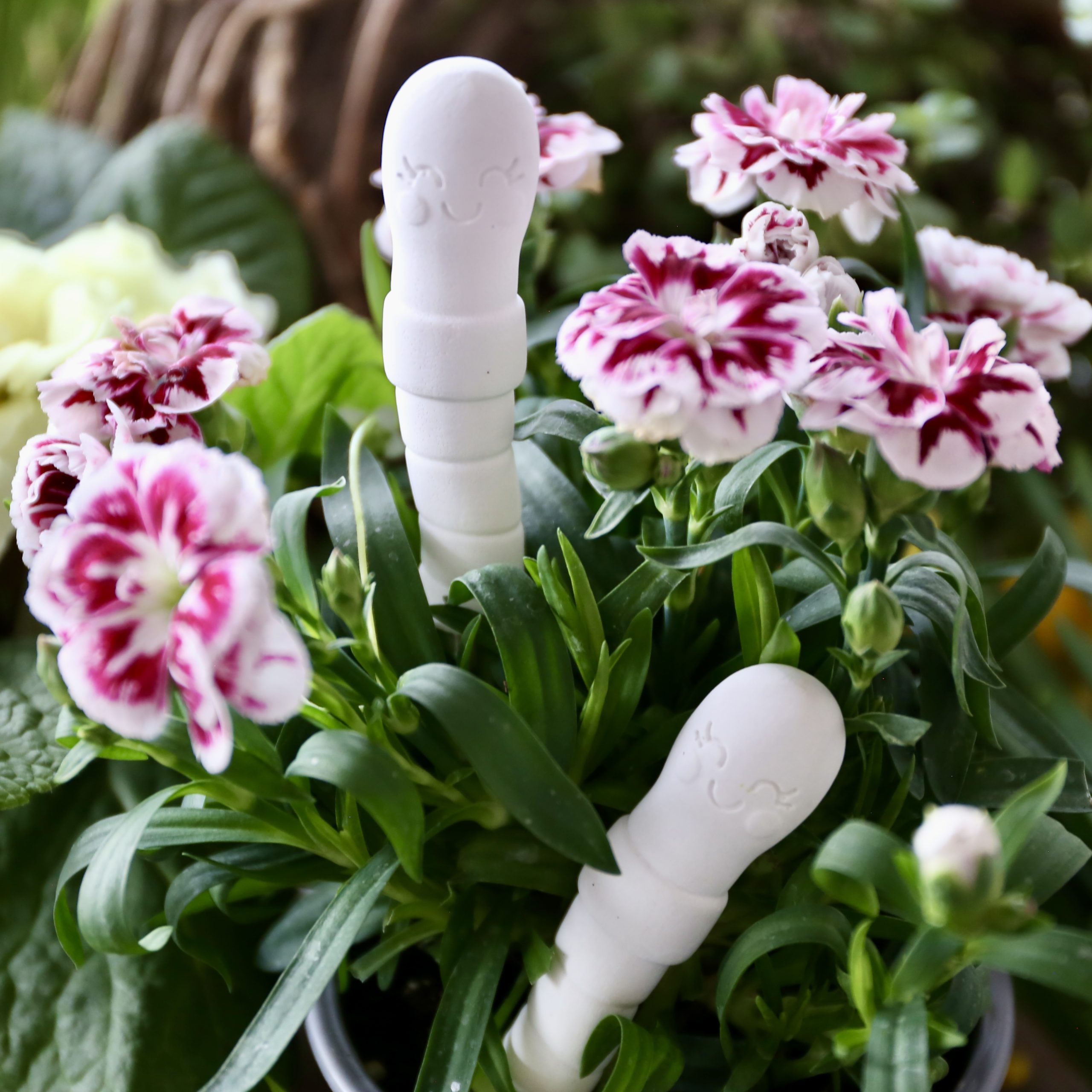 Silikon - Gießform - Süßer Regenwurm - Gartenstecker – Bild 12