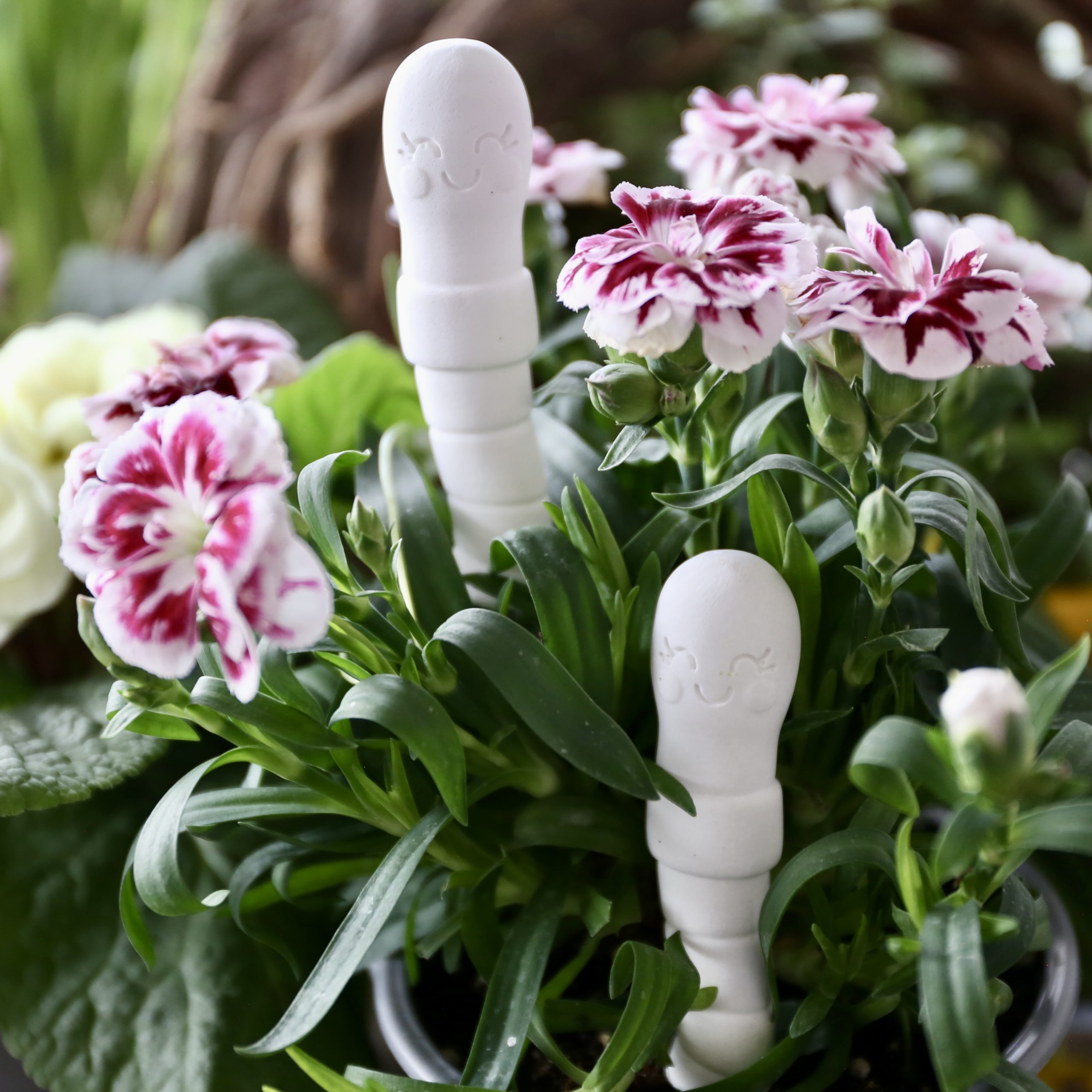 Silikon - Gießform - Süßer Regenwurm - Gartenstecker – Bild 13