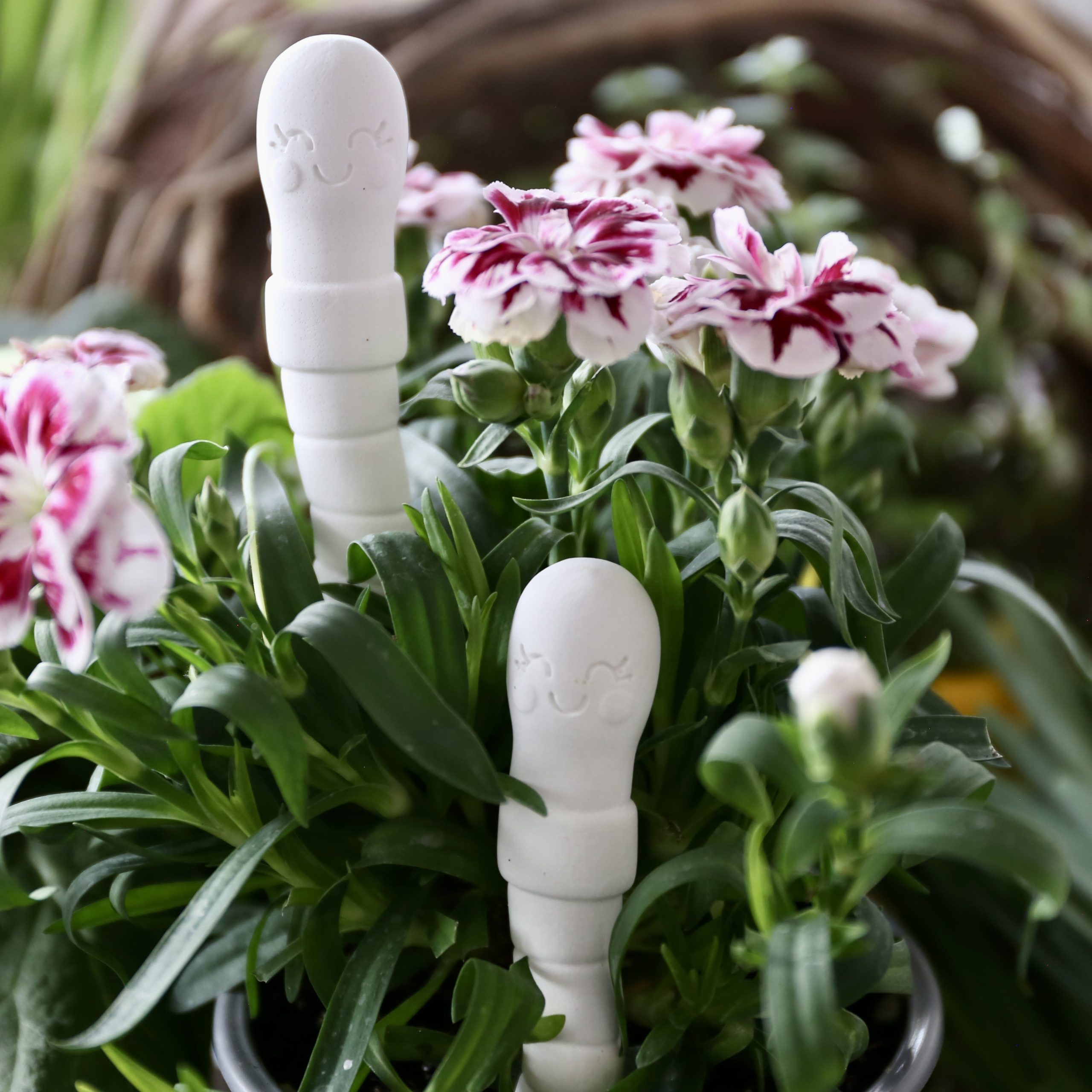 Silikon - Gießform - Süßer Regenwurm - Gartenstecker – Bild 16