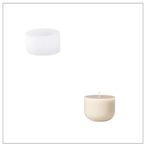 Silikon - Gießform - Kerzen-Refill für Wunderschöne Christbaumkugel - Schneeflocken - Kerzenglas - Kerzengefäß - 7,5oz - offizieller Partner von Boowan Nicole