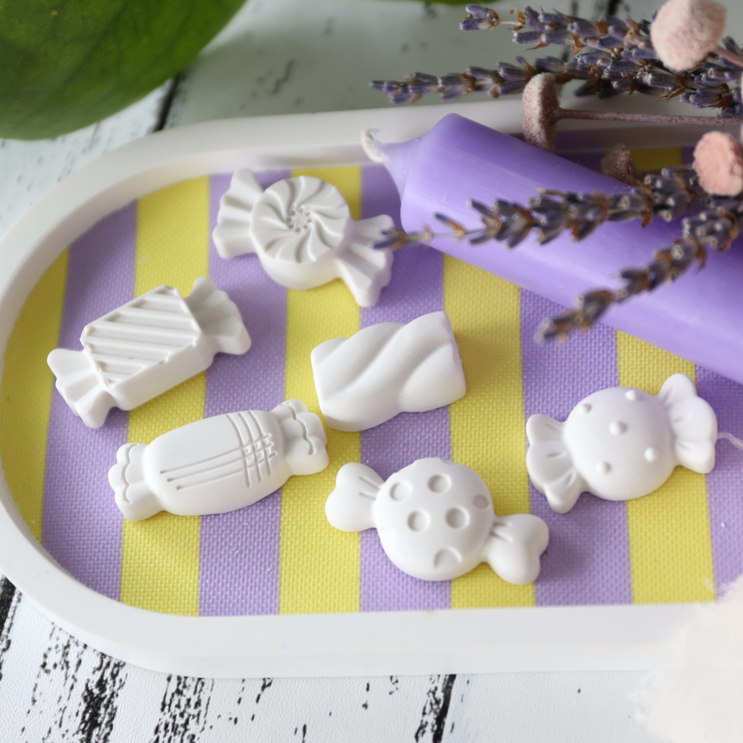 Silikon - Gießform - Bonbons - Süßigkeiten - Matte - Multiform – Bild 4