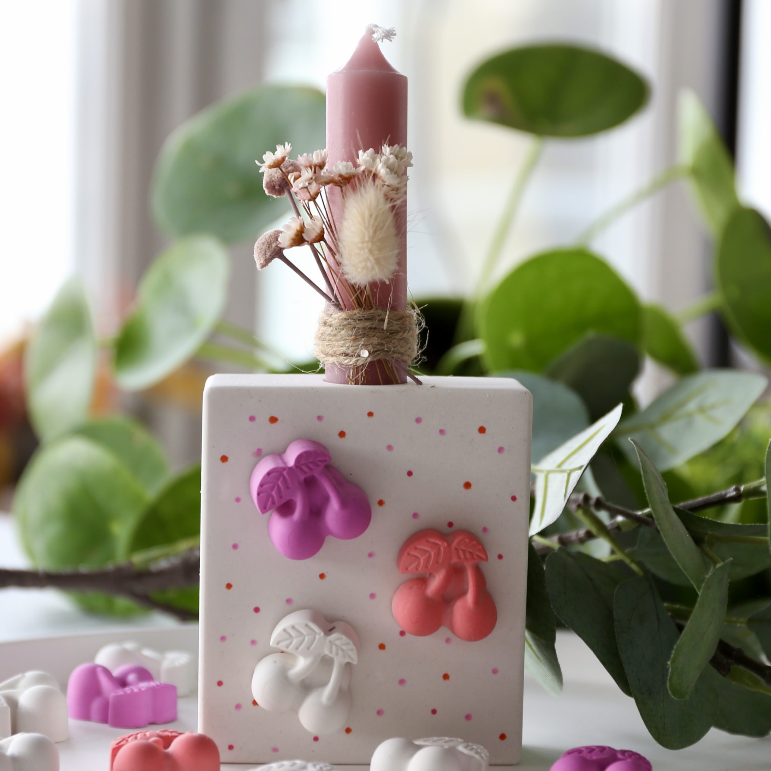 Silikon - Gießform - Matte - Kleine Kirschen - für 14 Stk. – Bild 11