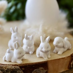 Silikon - Gießform - Mini Osterhasen - Multiform