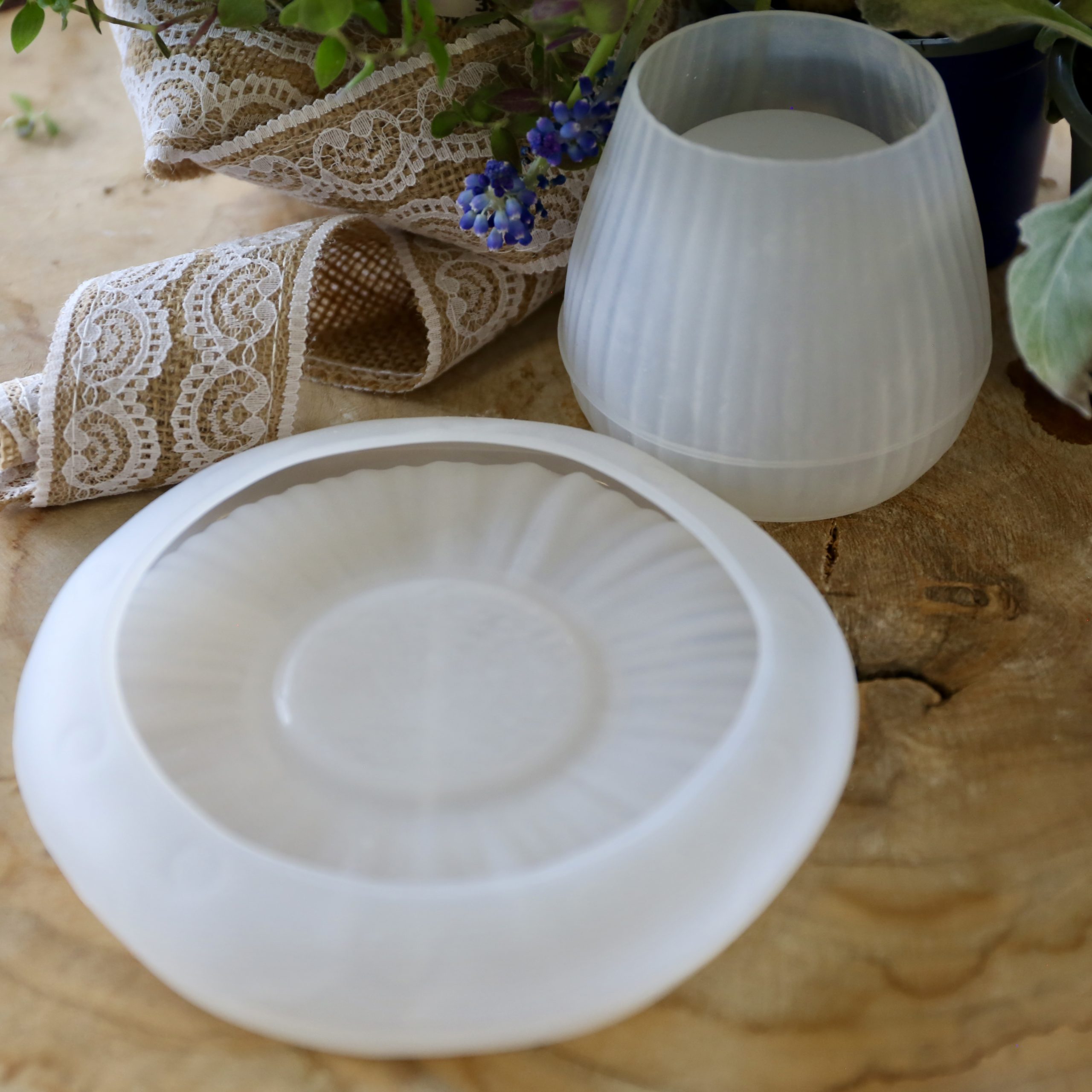 Silikon - Gießform - Pilz Etagere – Bild 14