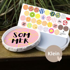 Outdoorstoff - Summer Vibes 2.0 - Inlays für Silikon - Dekoteller - Tablett - Klein - studio.mARTinchen - abby and amy