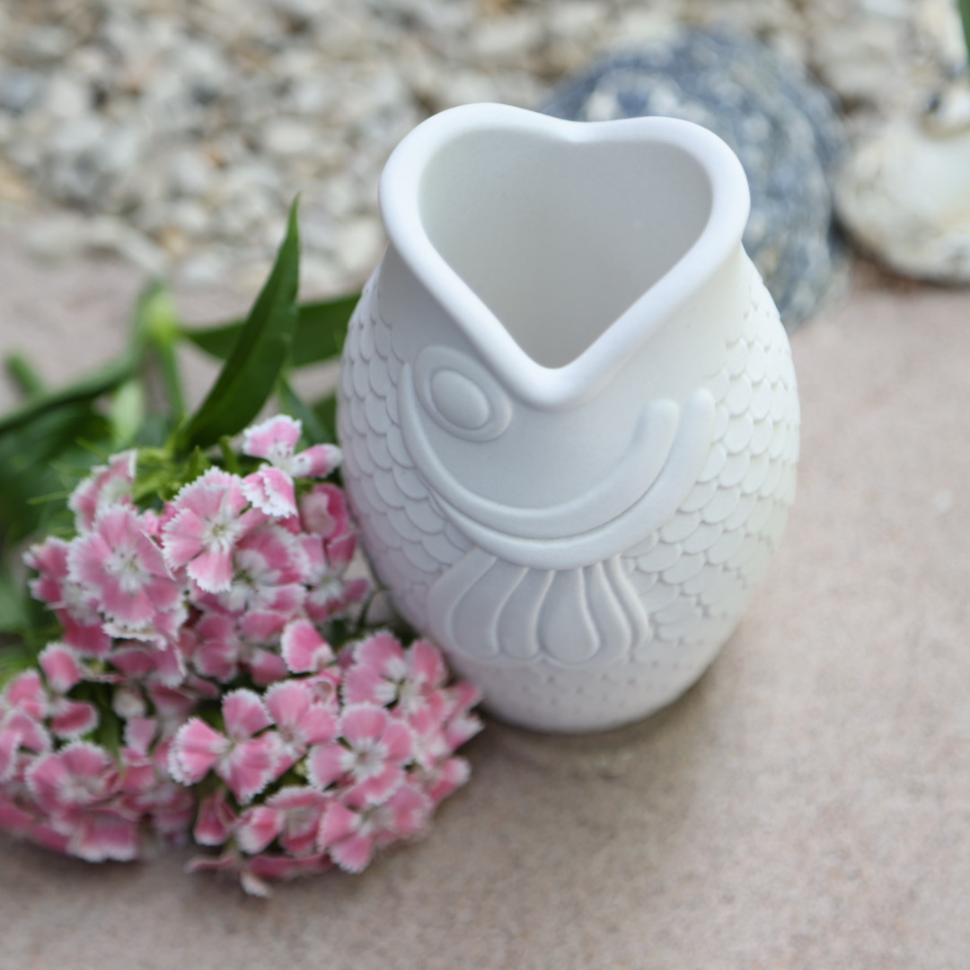 Silikon - Gießform - Fisch - Vase - maritim – Bild 12
