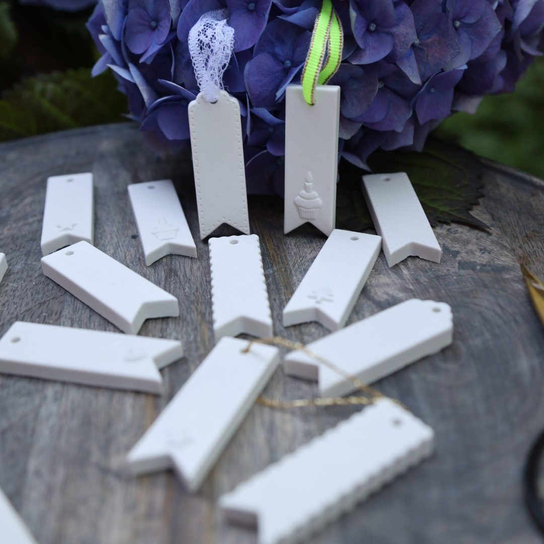 Silikon - Gießform - Silikonmatte - kleine Hangtags / Geschenkanhänger – Bild 12