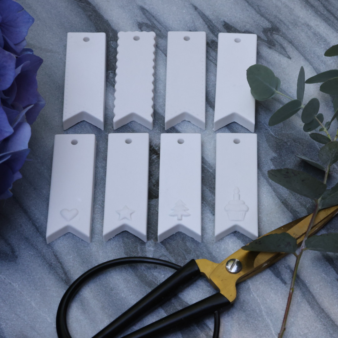 Silikon - Gießform - Silikonmatte - kleine Hangtags / Geschenkanhänger – Bild 2