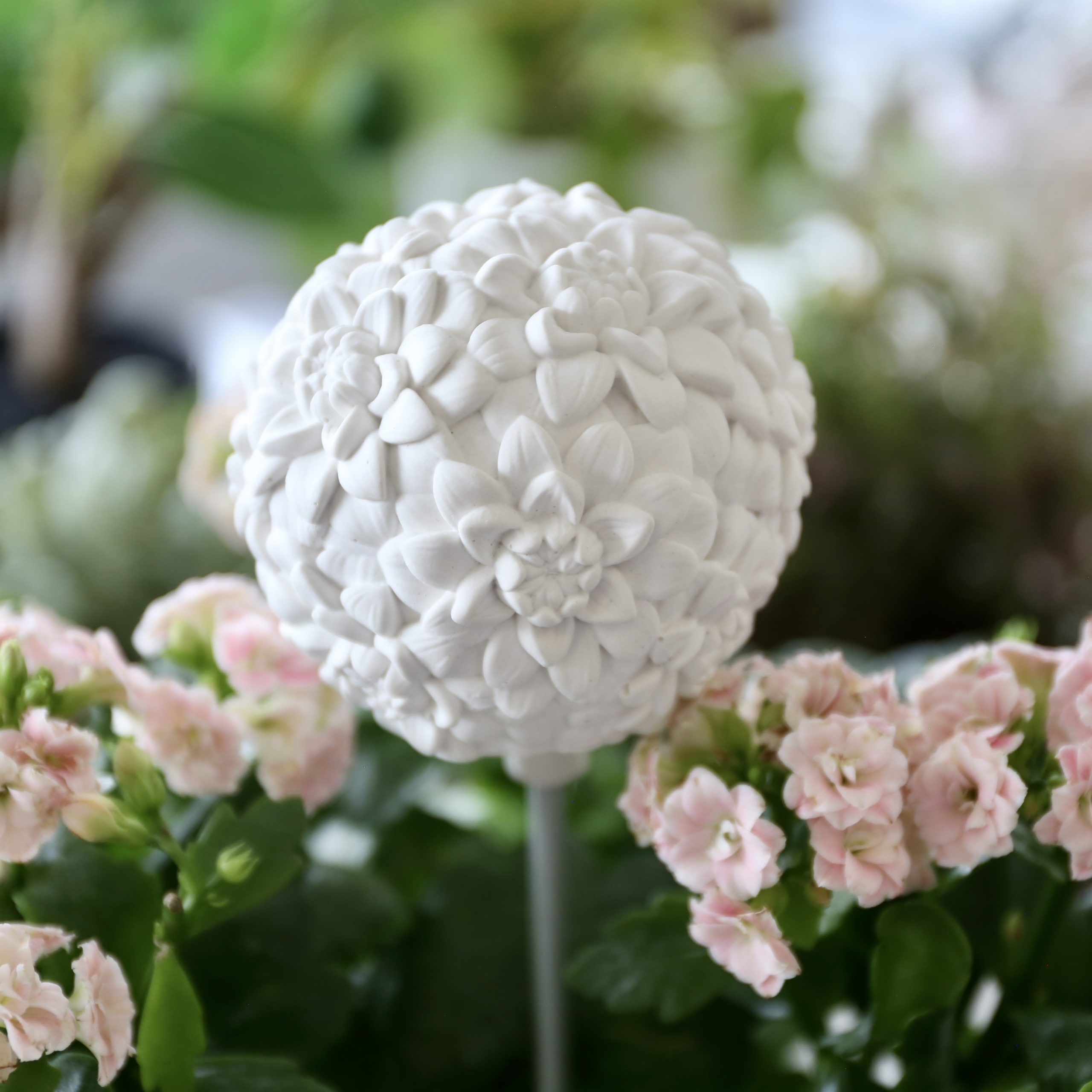 Silikon - Gießform - Wunderschöne Blumenkugel - Blütenkugel - Gartenstecker - wähle auf 5 Optionen – Bild 47