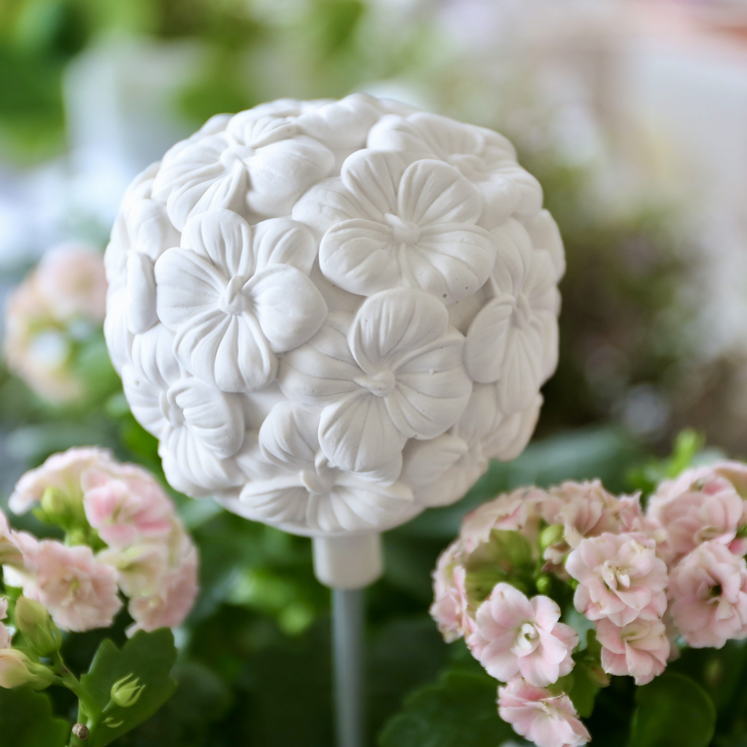 Silikon - Gießform - Wunderschöne Blumenkugel - Blütenkugel - Gartenstecker - wähle auf 5 Optionen – Bild 50
