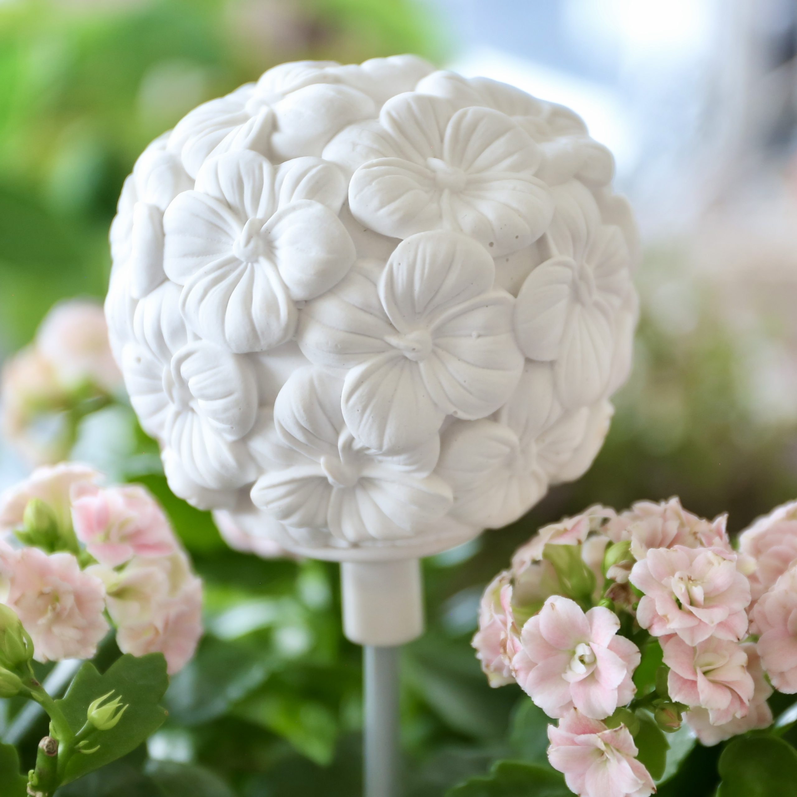 Silikon - Gießform - Wunderschöne Blumenkugel - Blütenkugel - Gartenstecker - wähle auf 5 Optionen – Bild 52