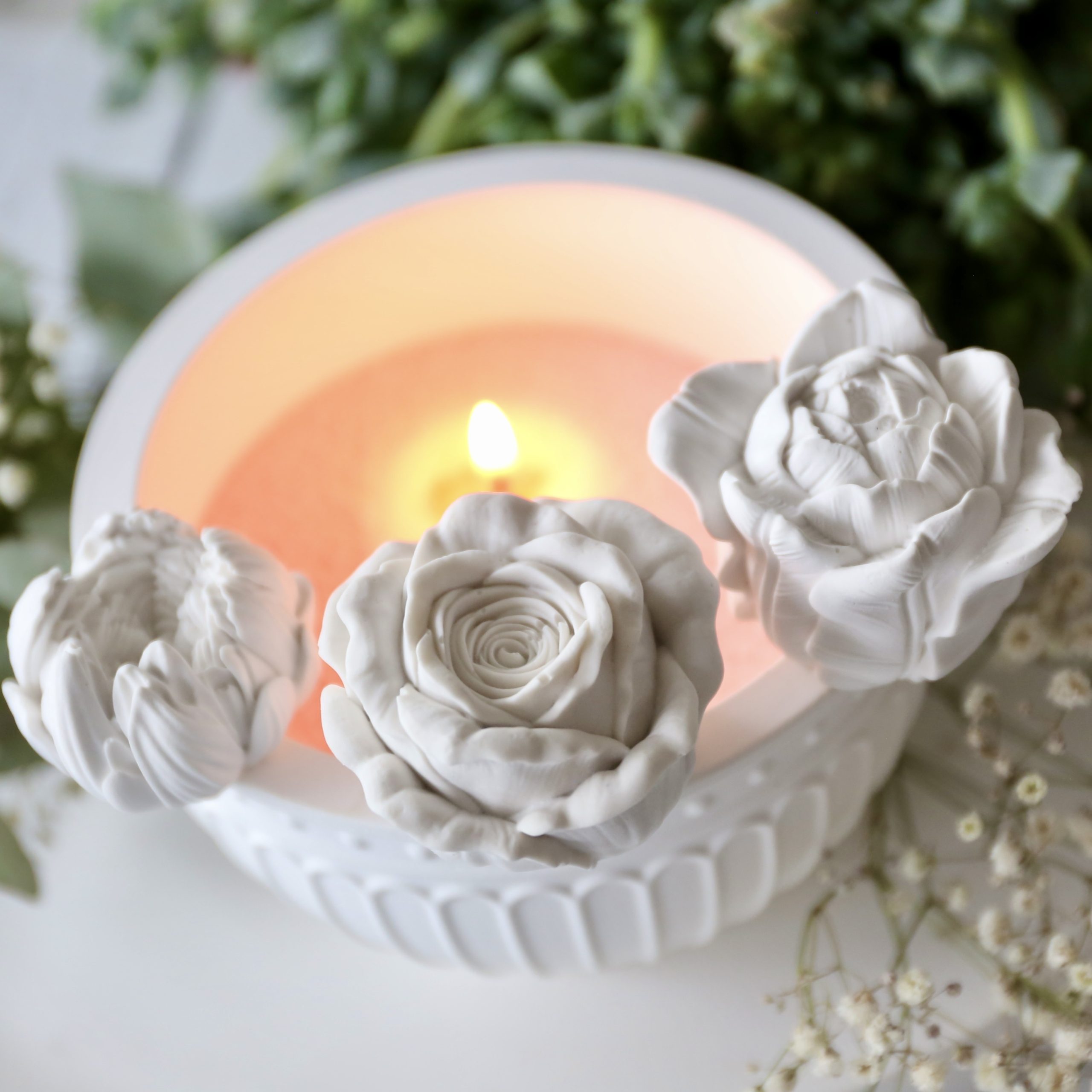 Silikon - Gießform - Mini Blumen - wähle aus 3 Varianten – Bild 2