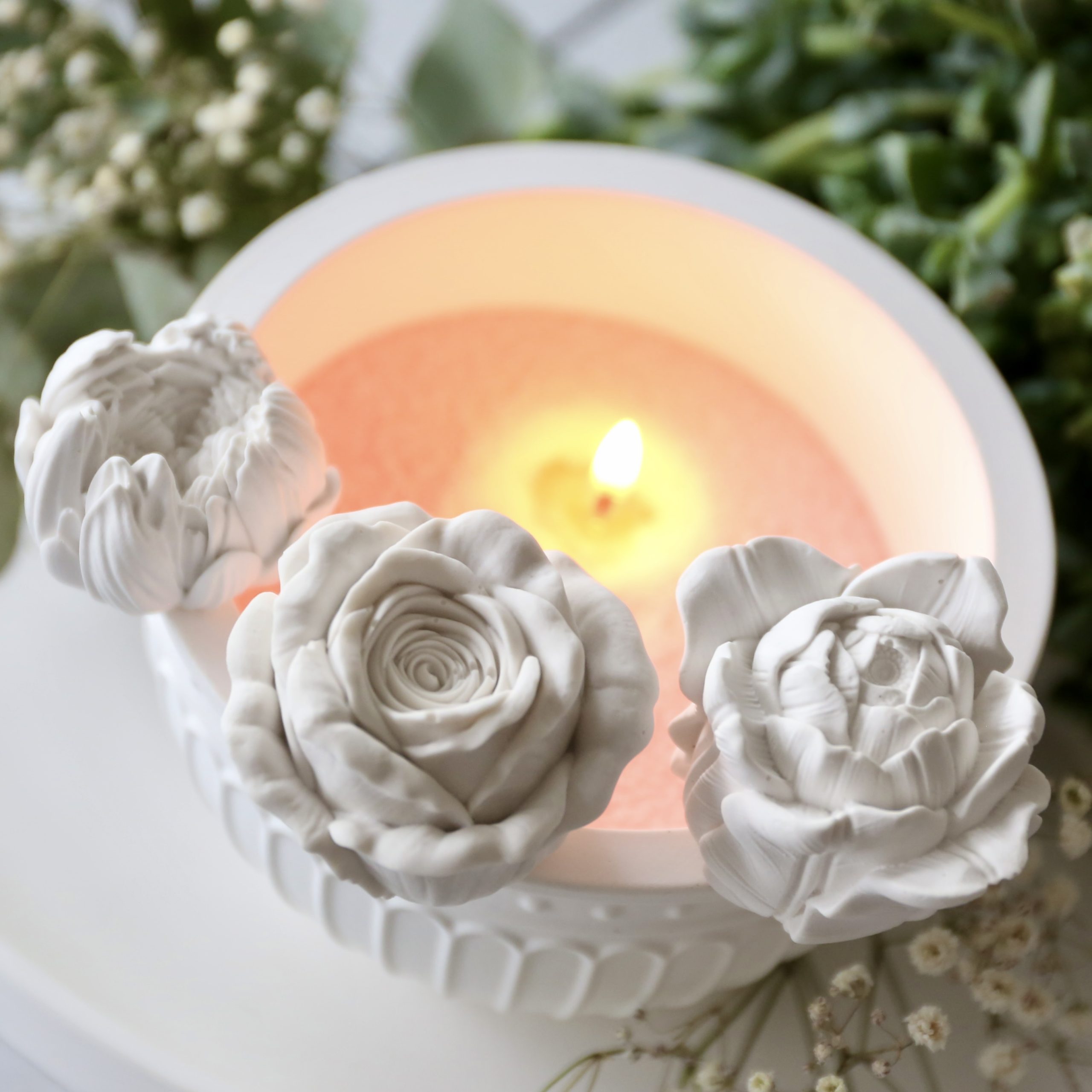 Silikon - Gießform - Mini Blumen - wähle aus 3 Varianten – Bild 3
