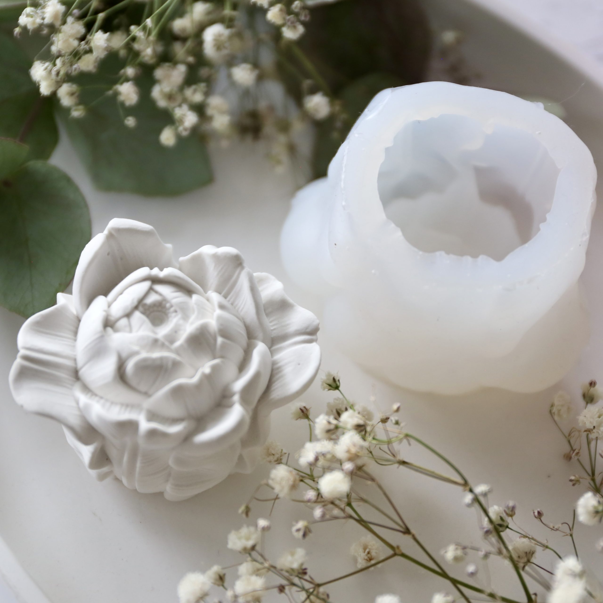 Silikon - Gießform - Mini Blumen - wähle aus 3 Varianten – Bild 20