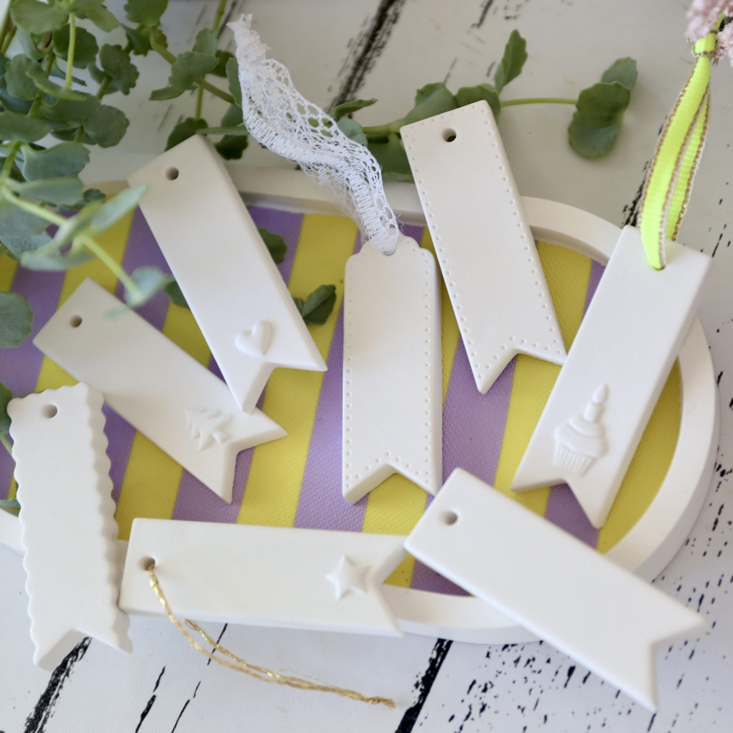 Silikon - Gießform - Silikonmatte - kleine Hangtags / Geschenkanhänger – Bild 21