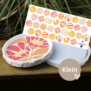 Outdoorstoff - Sommergarten - Inlays für Silikon - Dekoteller - Tablett - Klein - Sanne Paul - abby and amy