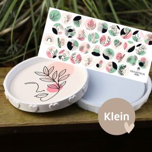 Outdoorstoff - Summer Breeze - Inlays für Silikon - Dekoteller - Tablett - Klein - Frida Kreativ - abby and amy